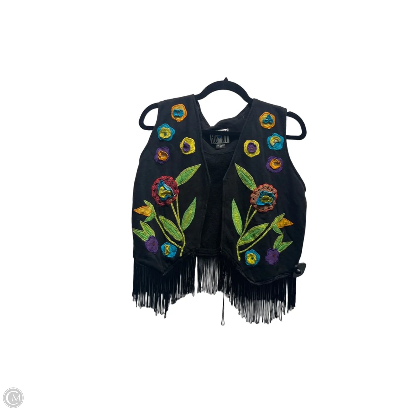 Vest Other By hg ny In Black & Yellow, Size: M