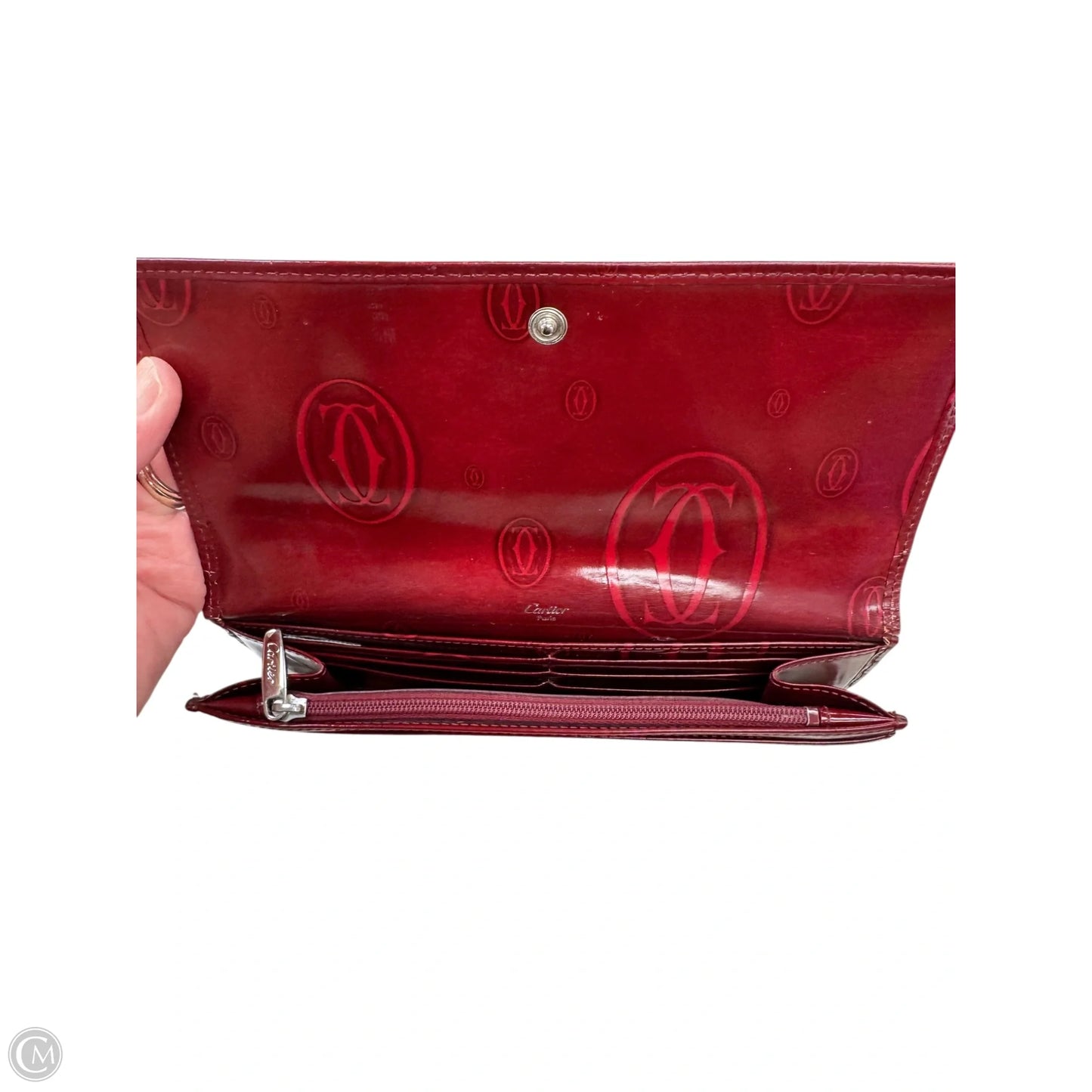 Wallet Luxury Designer By Cartier, Size: Medium
