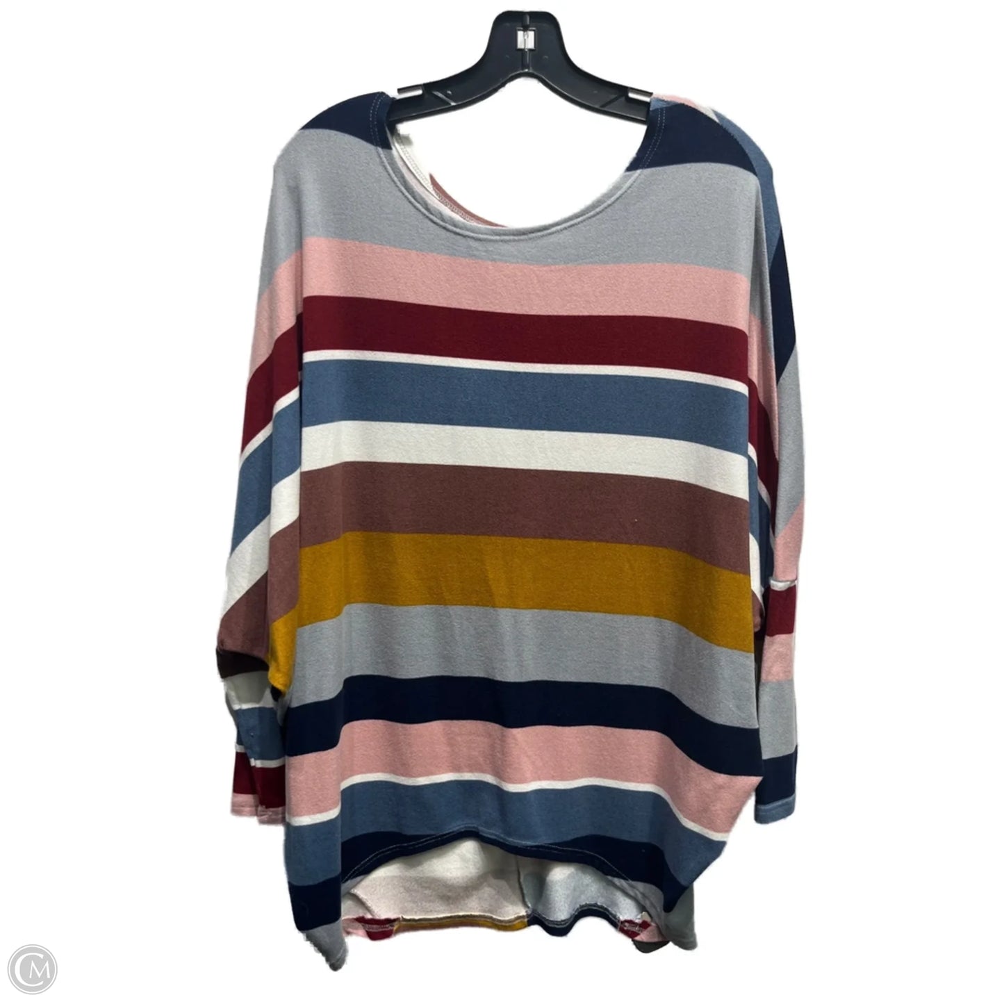 Top Long Sleeve By sweet lovely In Blue & Red, Size: L