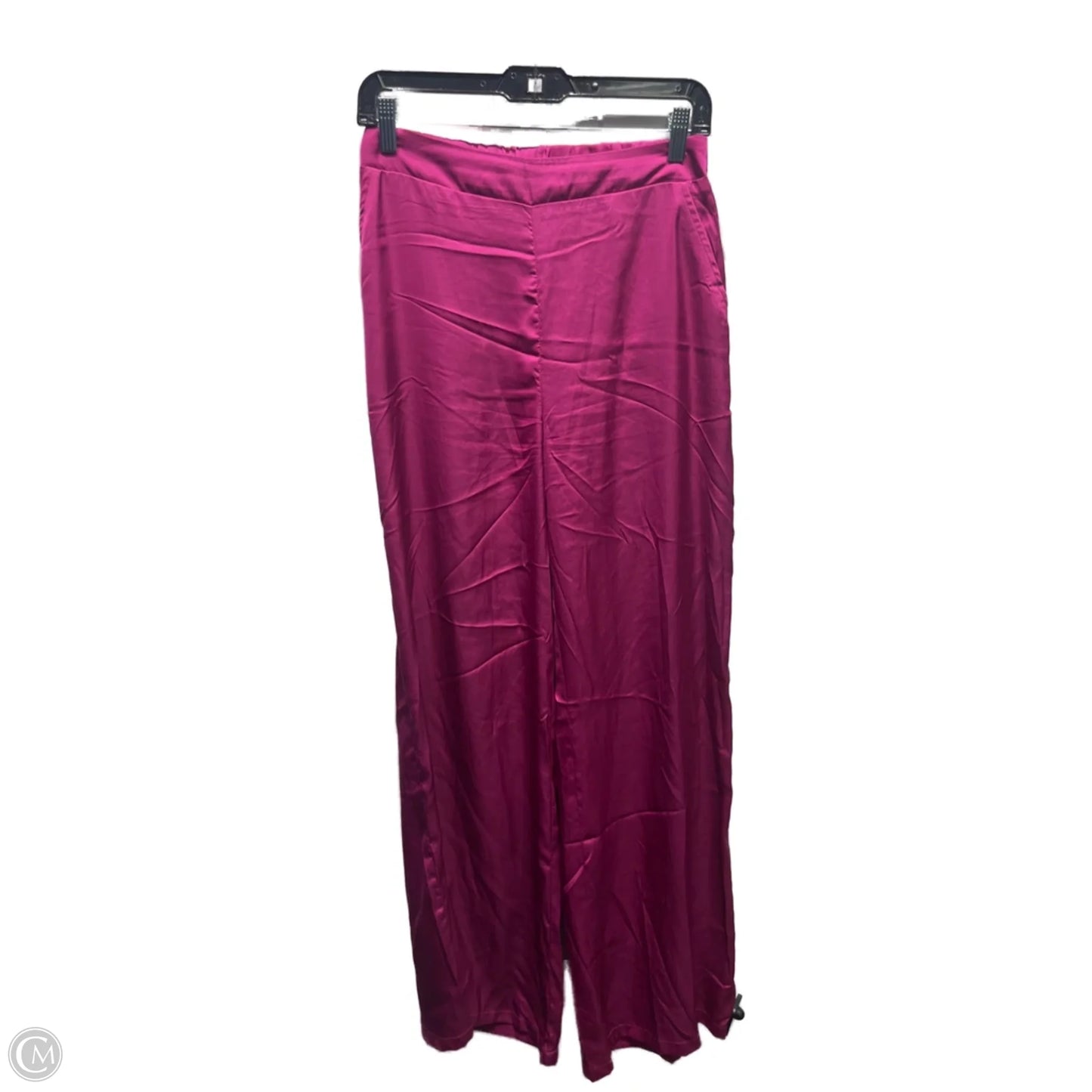 Pants Wide Leg By HG In Purple, Size: M