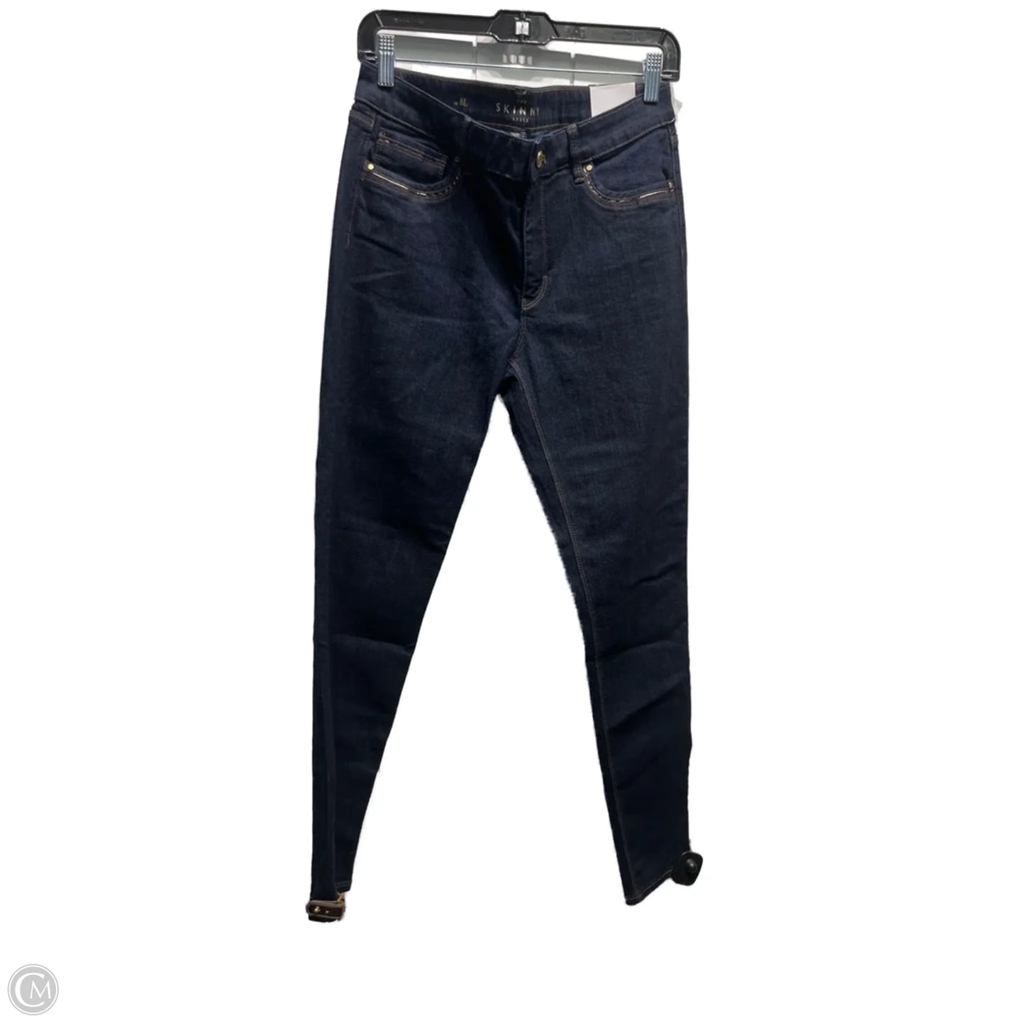 Jeans Skinny By White House Black Market In Blue Denim, Size: 8