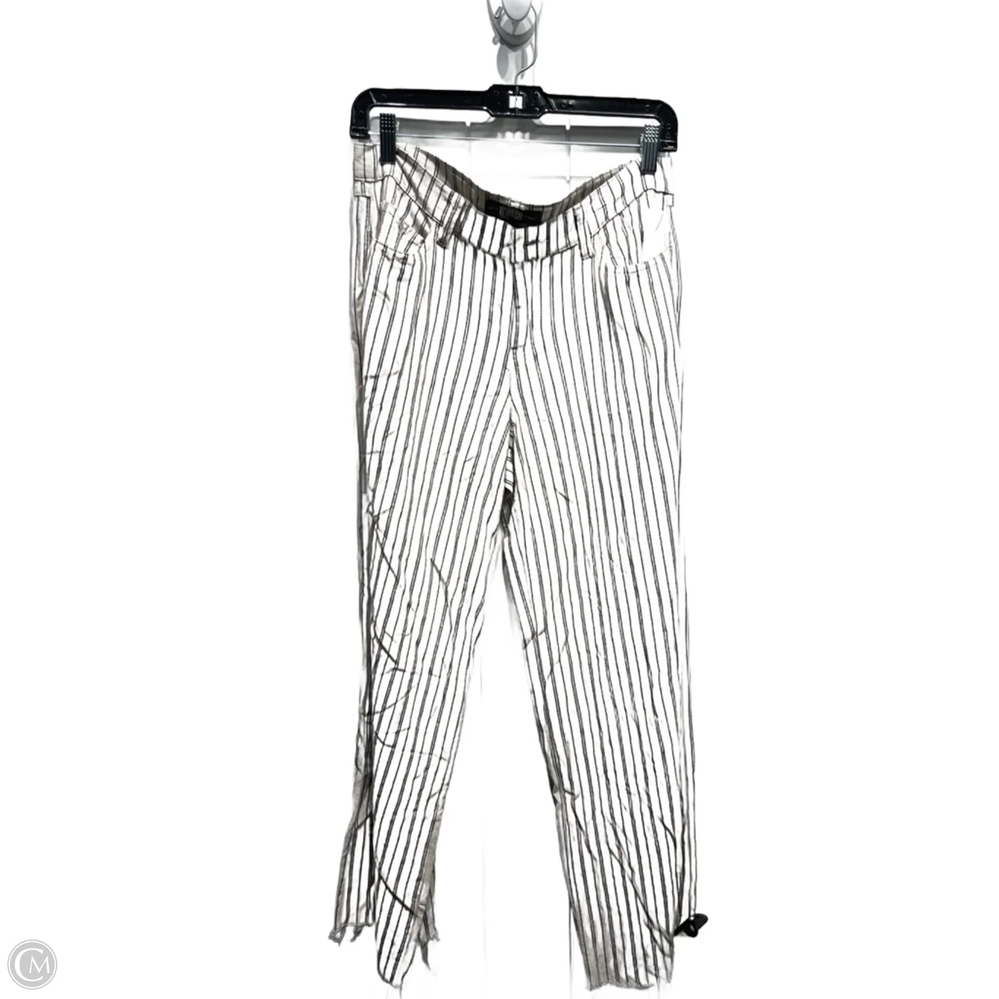 Pants Wide Leg By rewash In Black & Cream, Size: 4