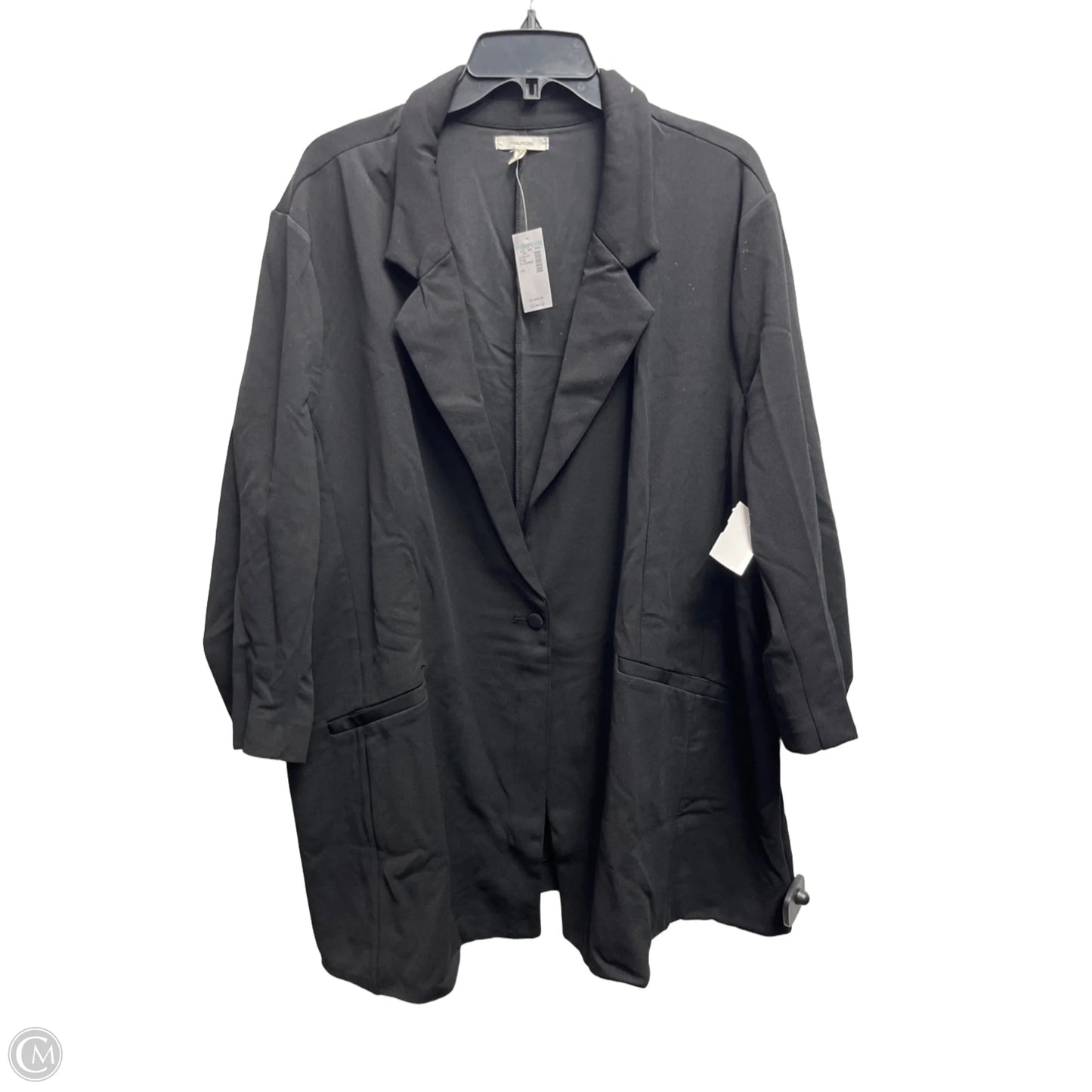 Blazer By Maurices In Black, Size: 4x