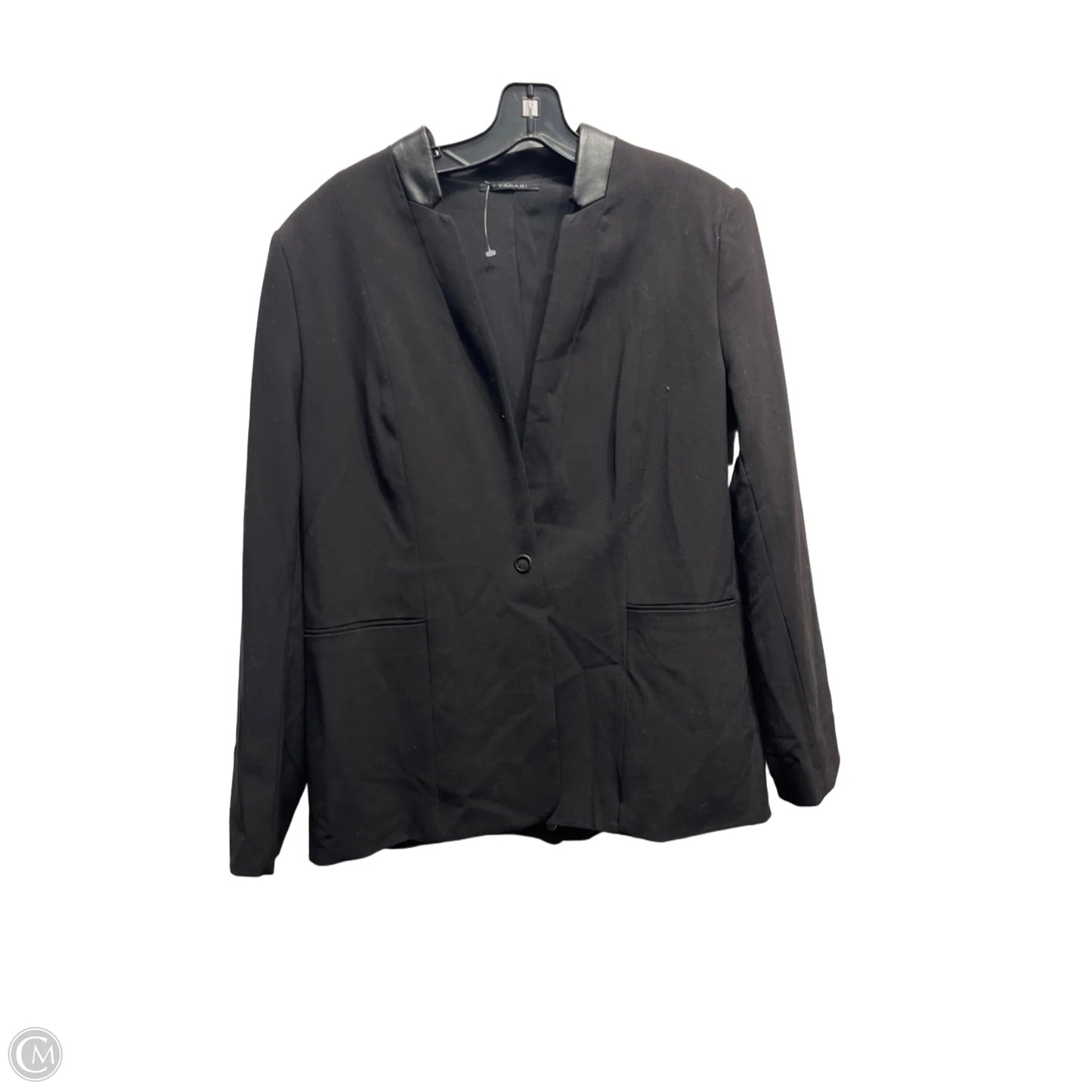 Blazer By T Tahari In Black, Size: 12