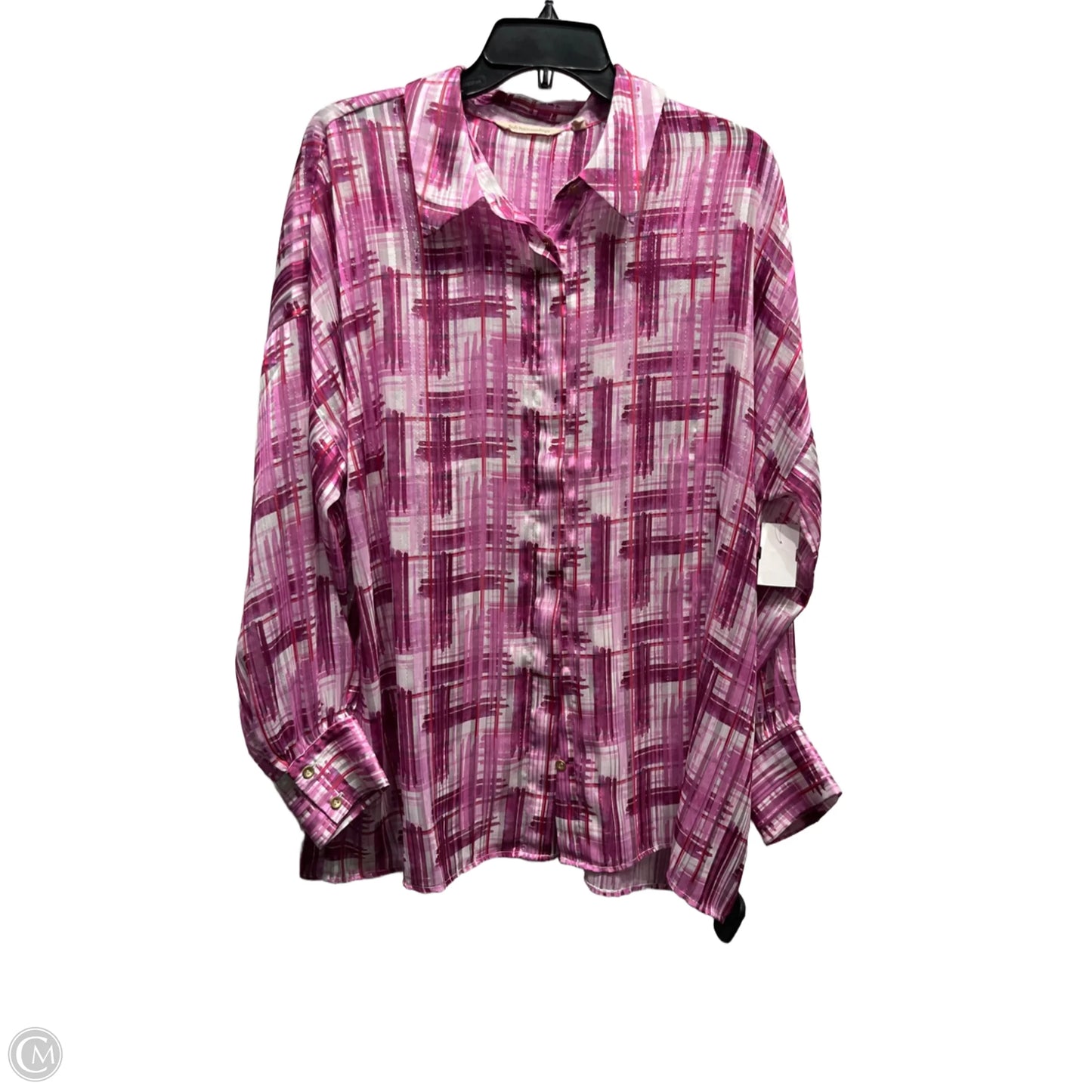 Top Long Sleeve By Soft Surroundings In Purple, Size: Xl