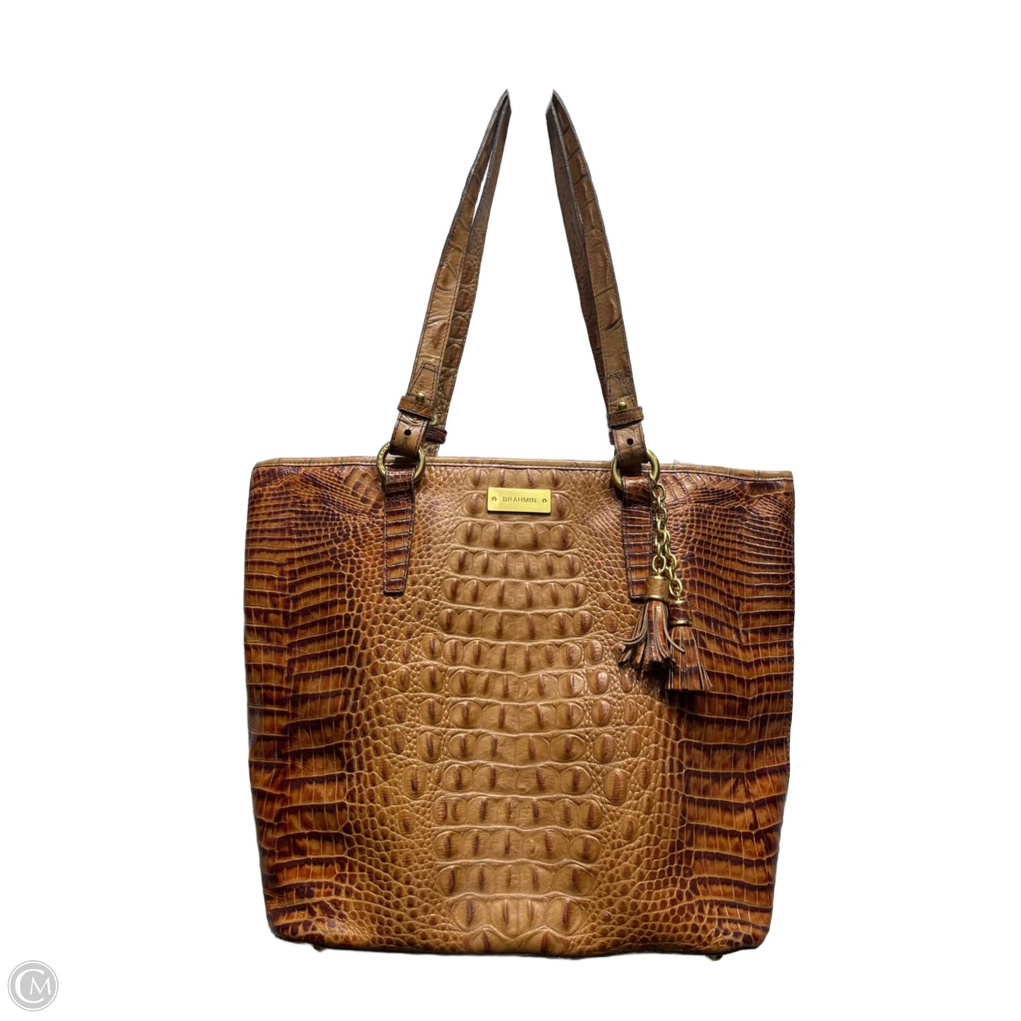 Handbag Designer By Brahmin, Size: Large