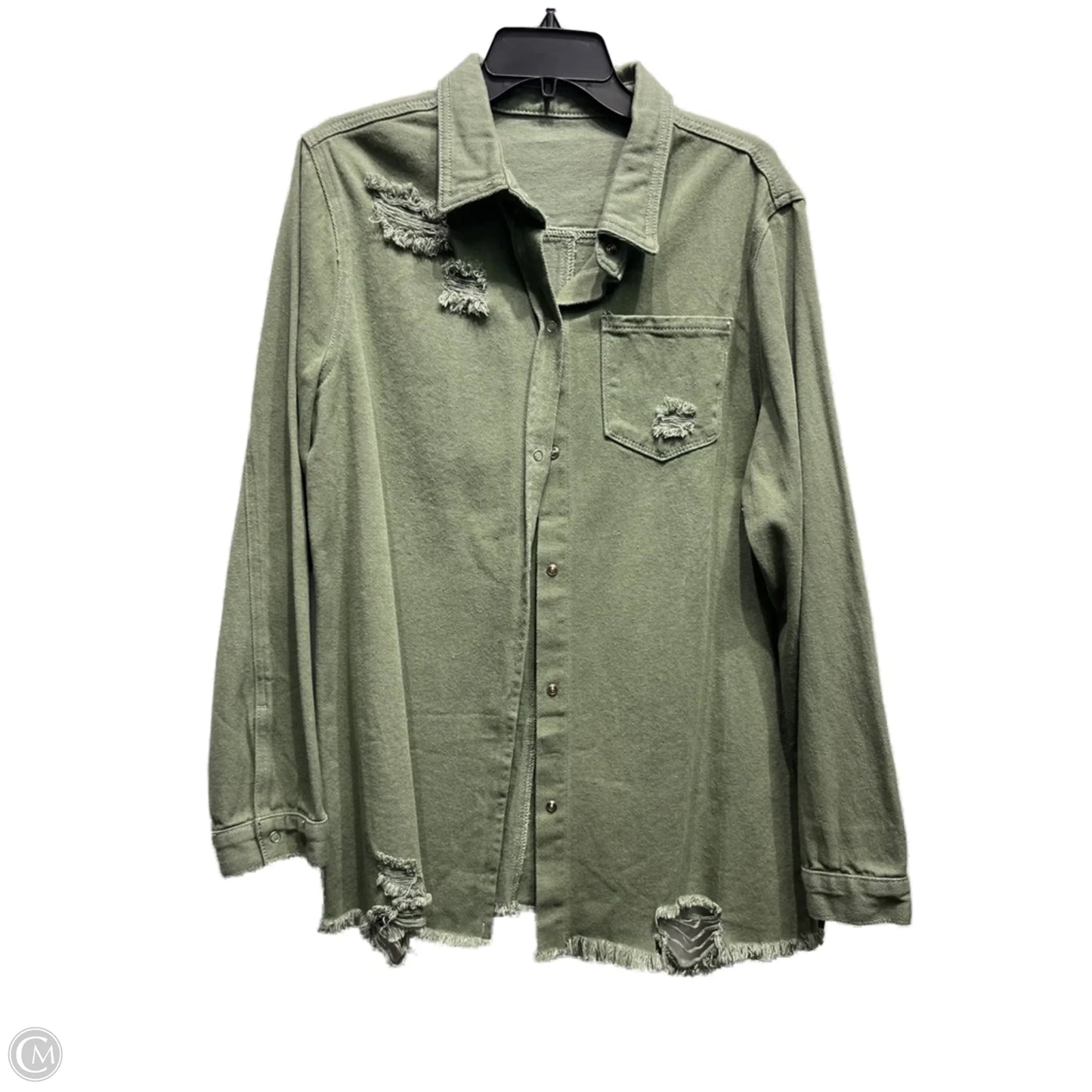 Jacket Other By Clothes Mentor In Green, Size: Xl