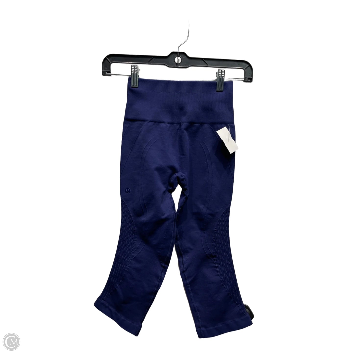 Athletic Capris By Lululemon In Navy, Size: S