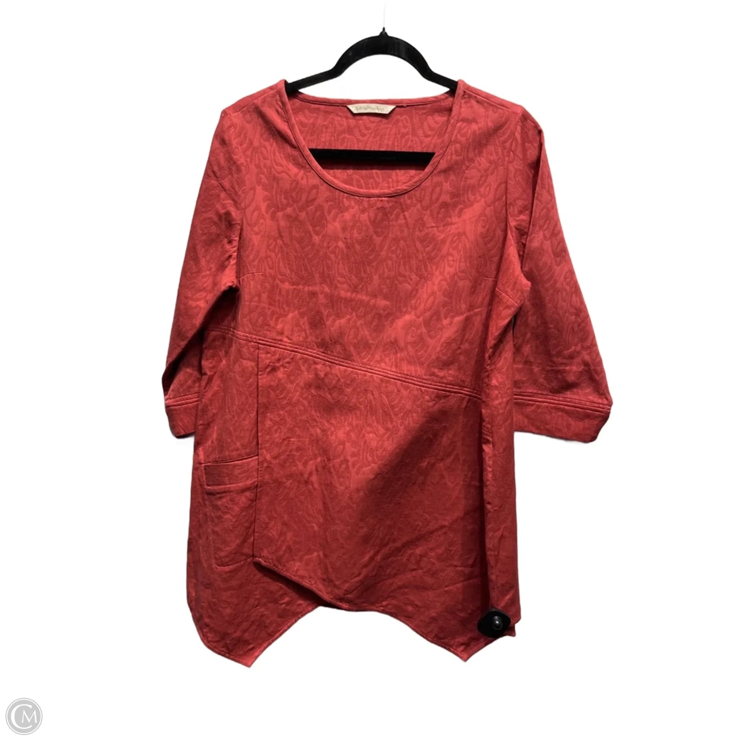 Tunic Long Sleeve By Soft Surroundings In Red, Size: M