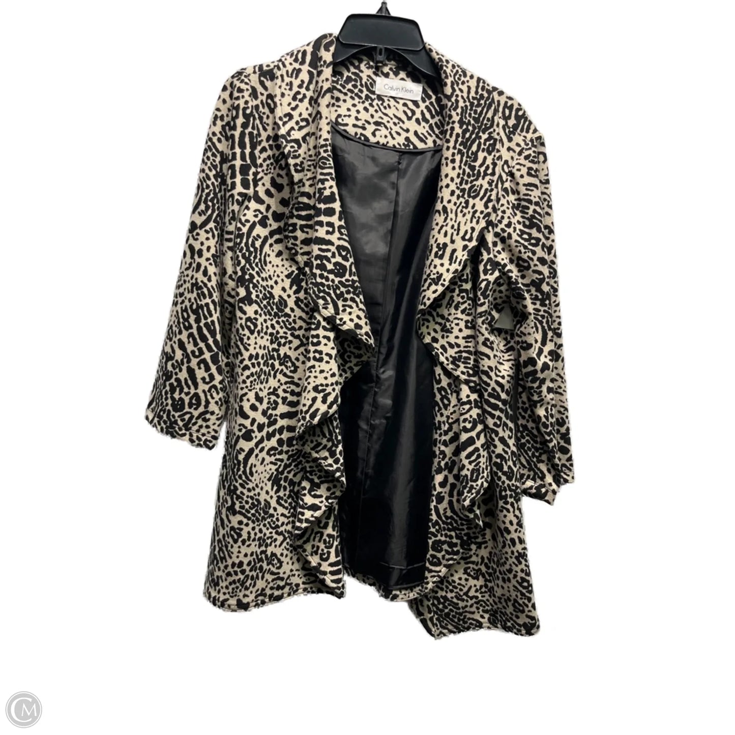 Blazer By Calvin Klein In Black & Cream, Size: L