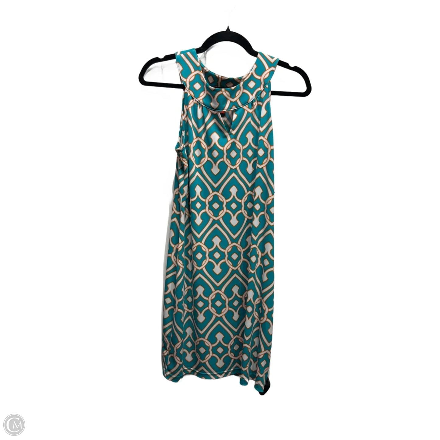 Dress Casual Short By Tracy Negoshian In Green & Orange, Size: Xs