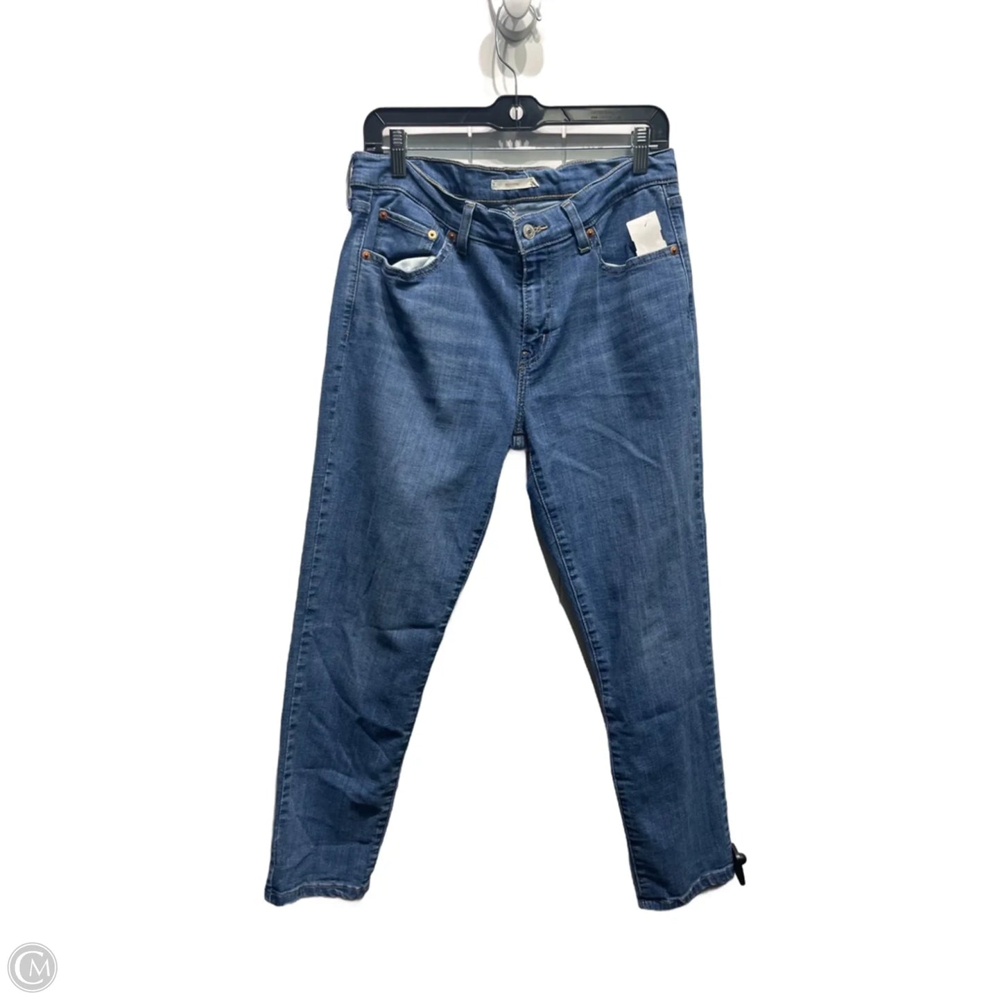 Jeans Boyfriend By Levis In Blue Denim, Size: 6