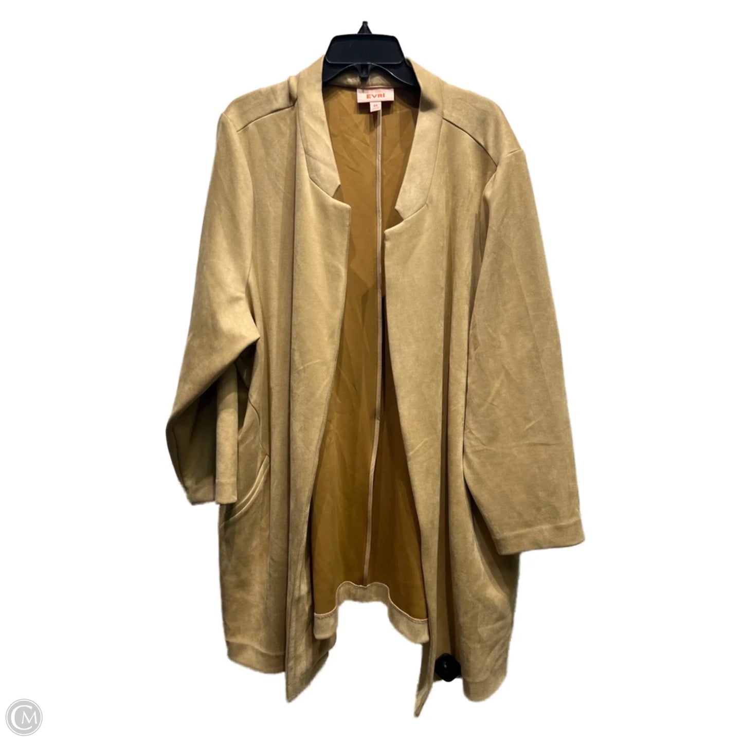 Blazer By Evri In Tan, Size: 4x