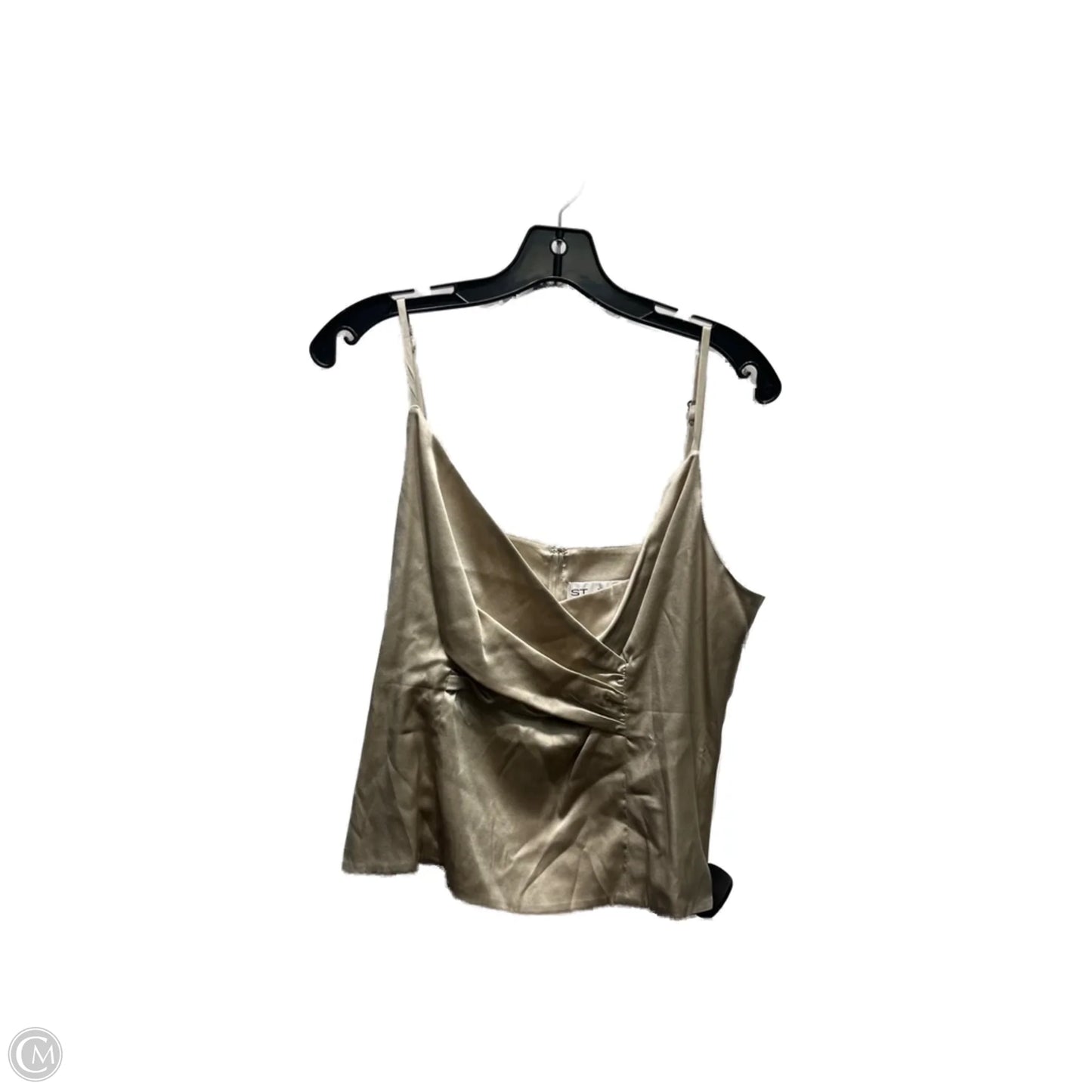 Top Sleeveless Designer By St John Collection In Cream, Size: 12