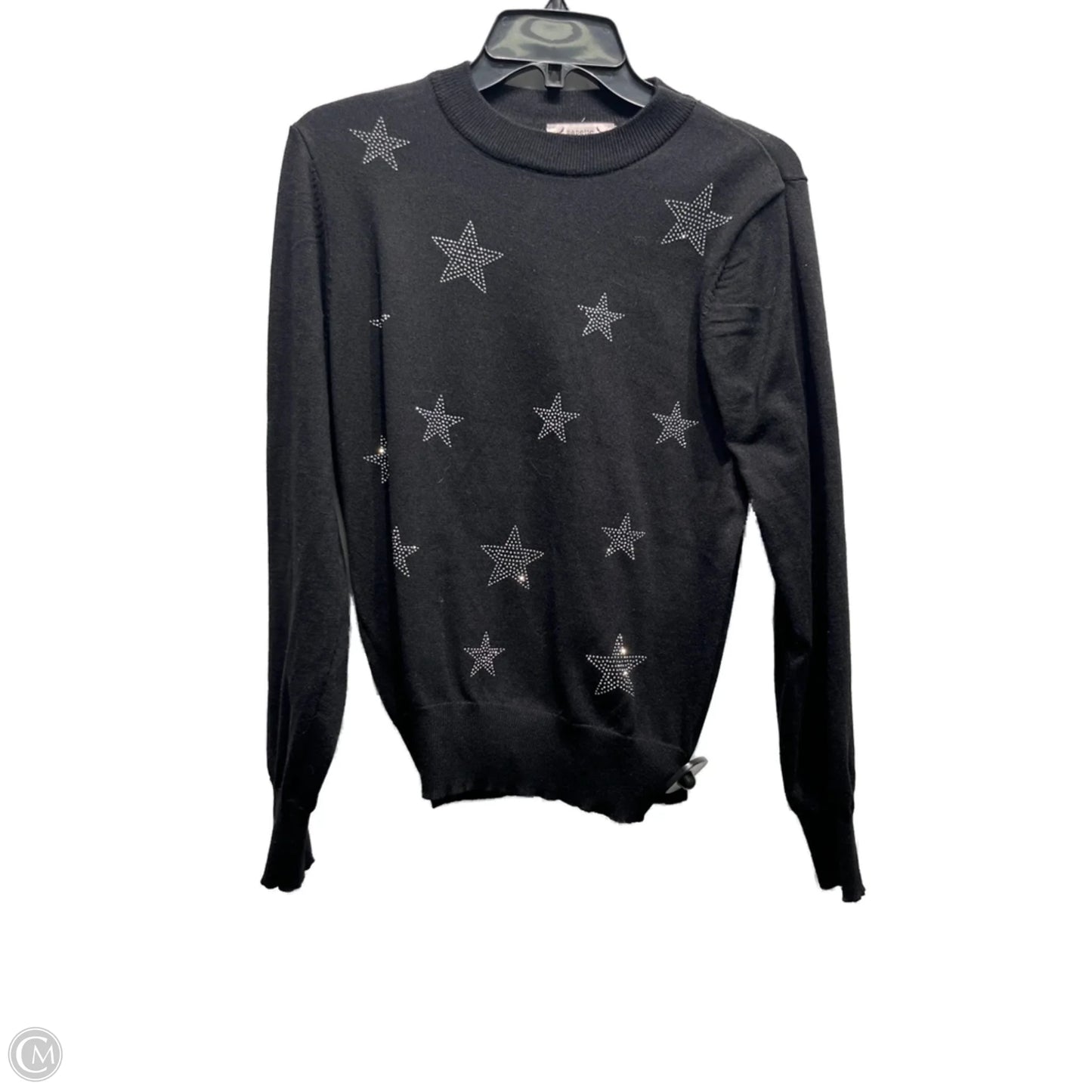 Sweater By Nanette By Nanette Lepore In Black & Silver, Size: M