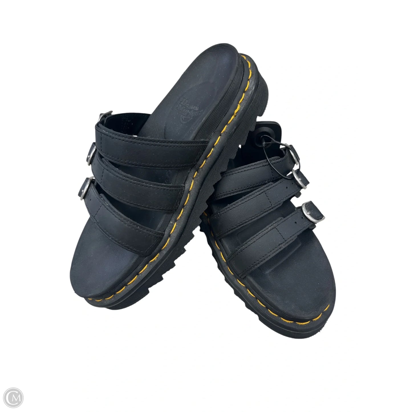 Sandals Flats By Dr Martens In Black, Size: 9