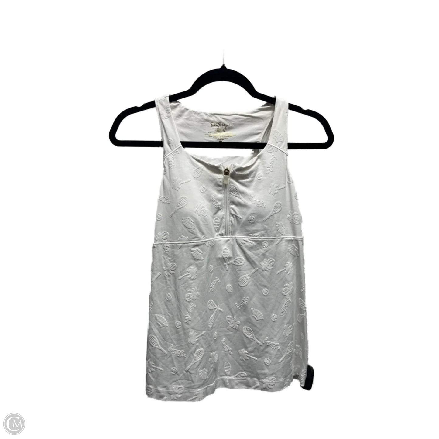 Top Sleeveless Designer By Lilly Pulitzer In White, Size: Xs