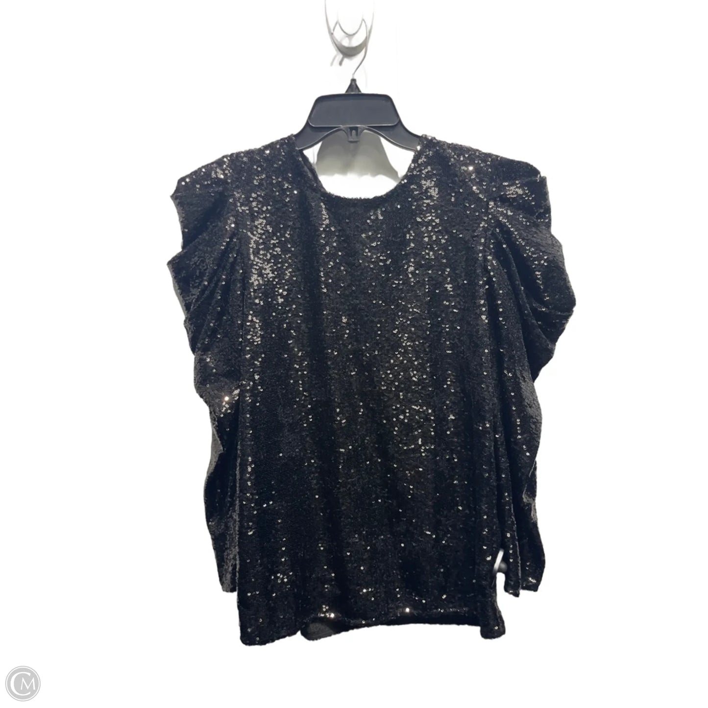 Top Long Sleeve By Something Navy In Black, Size: M
