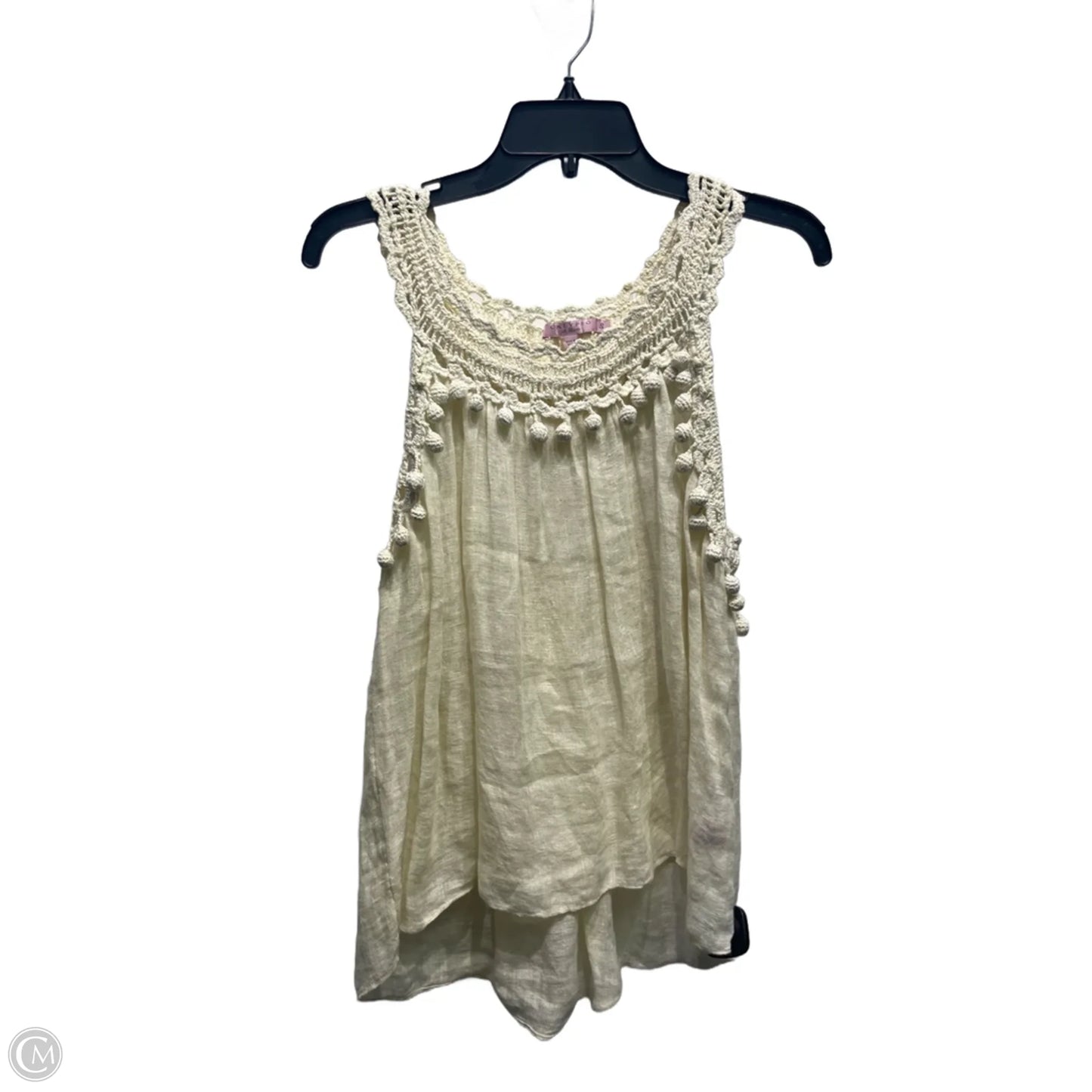 Top Sleeveless By Calypso St Barth In Cream, Size: S