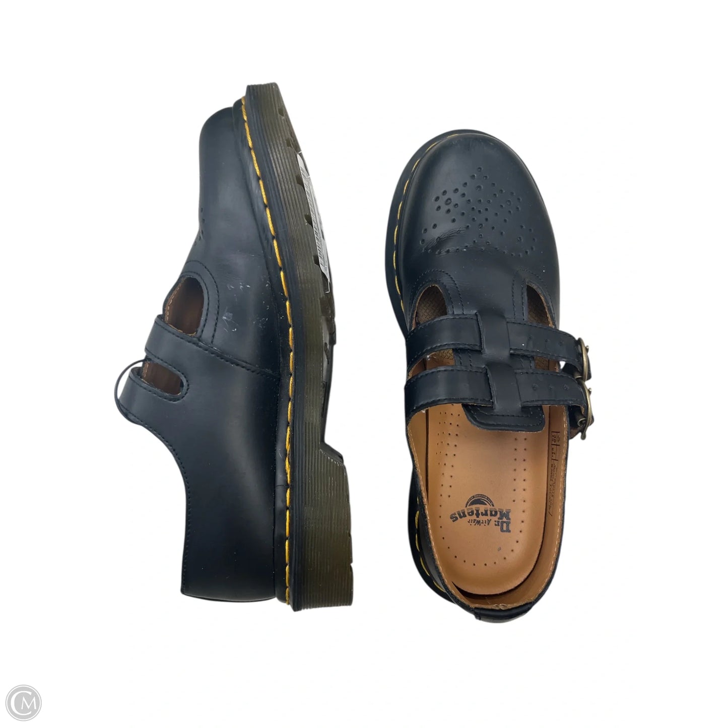 Shoes Flats By Dr Martens In Black, Size: 7