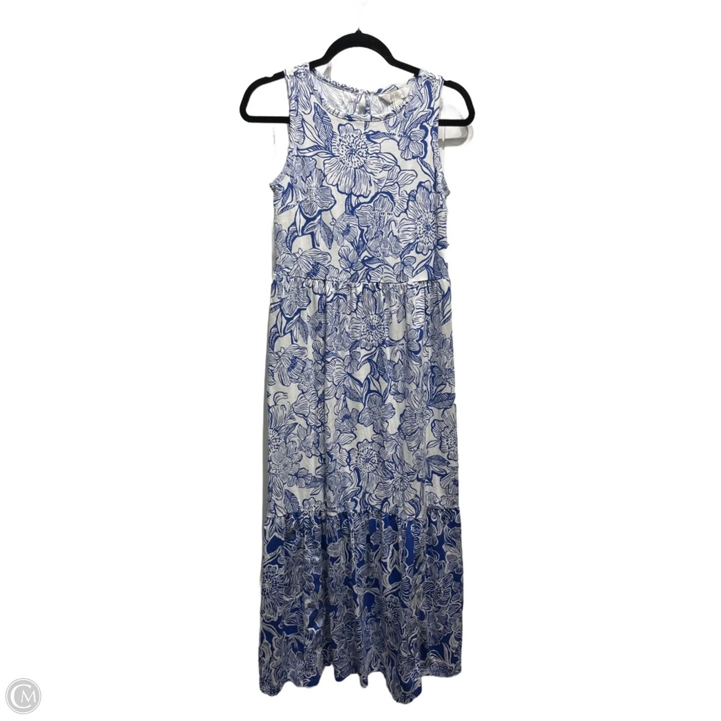 Dress Designer By Lilly Pulitzer In Blue & White, Size: Xxs