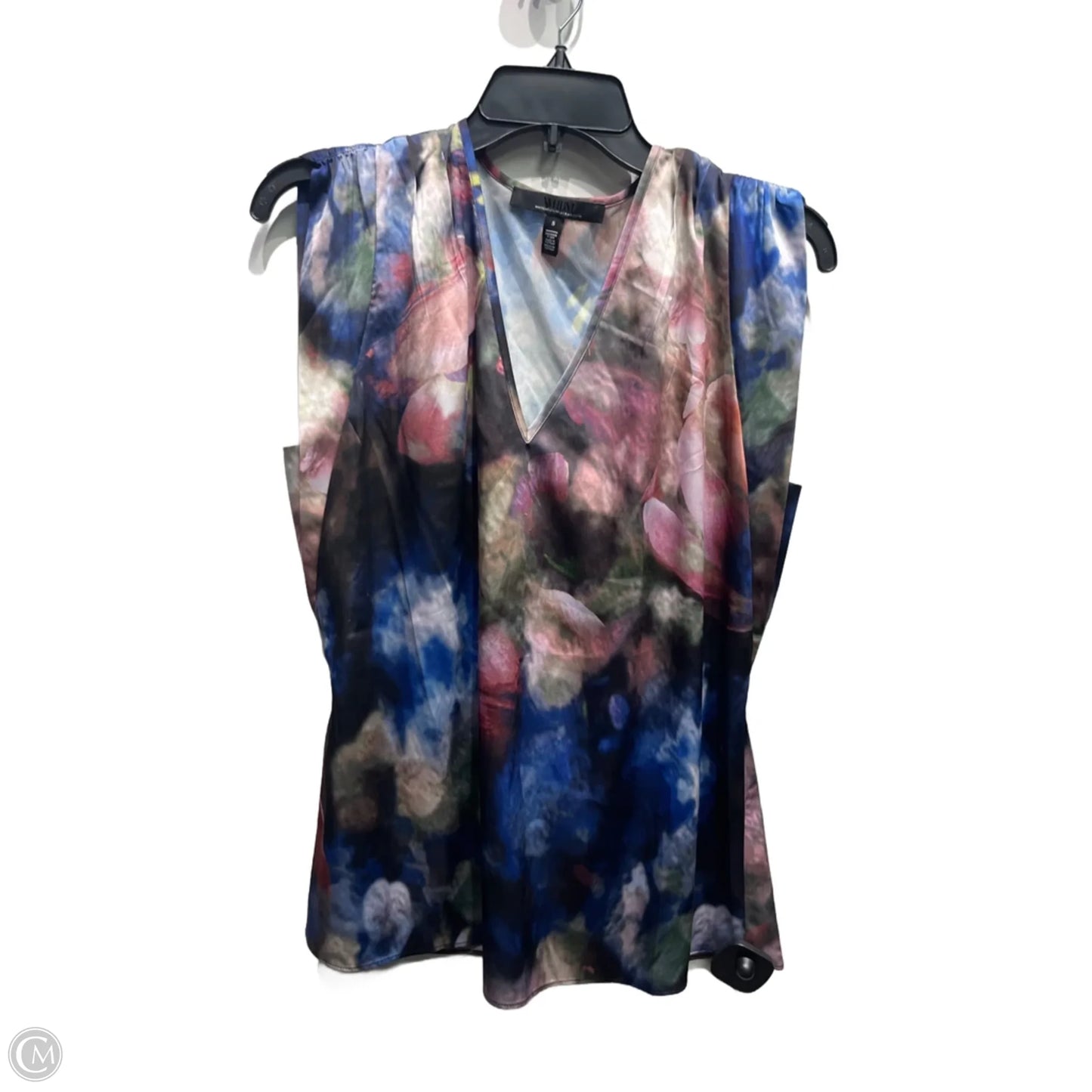 Top Sleeveless By White House Black Market In Blue & Pink, Size: S