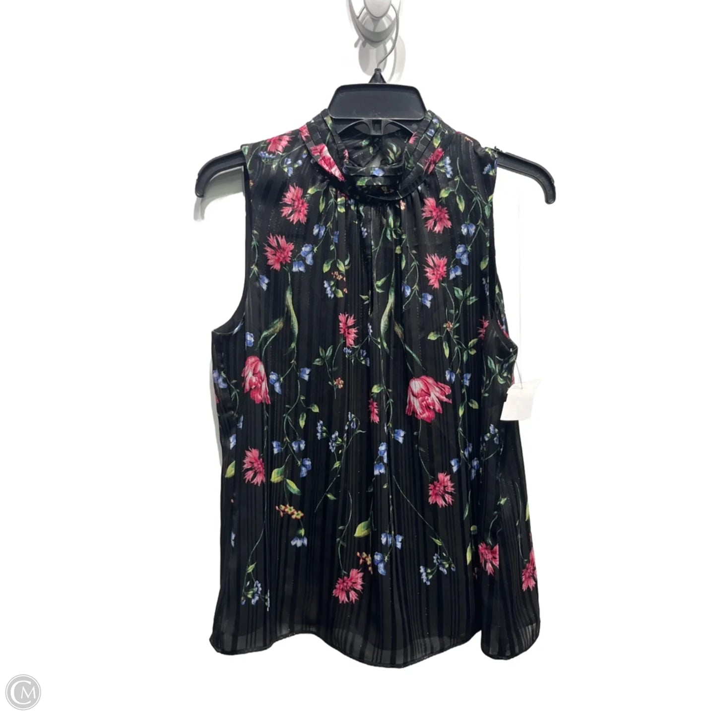 Top Sleeveless By White House Black Market In Black & Pink, Size: S