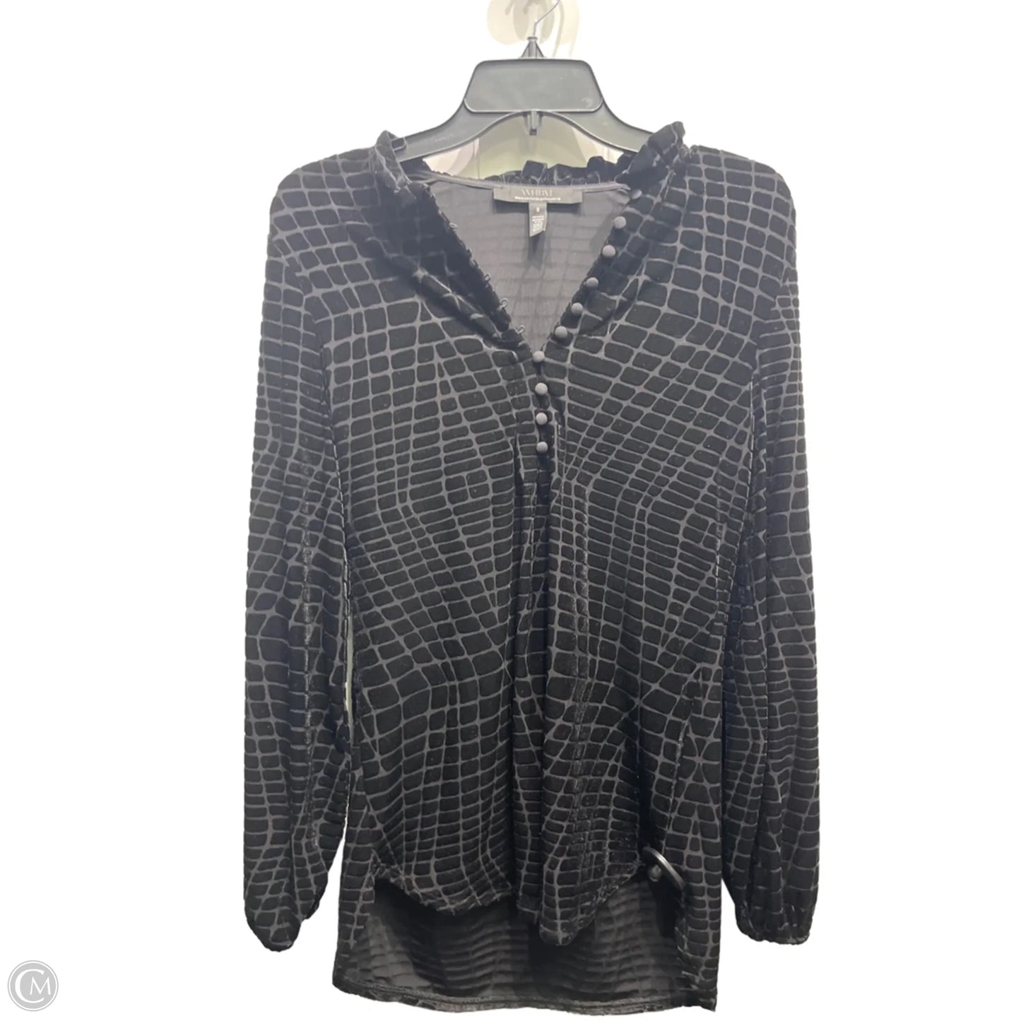 Top Long Sleeve By White House Black Market In Blue, Size: S