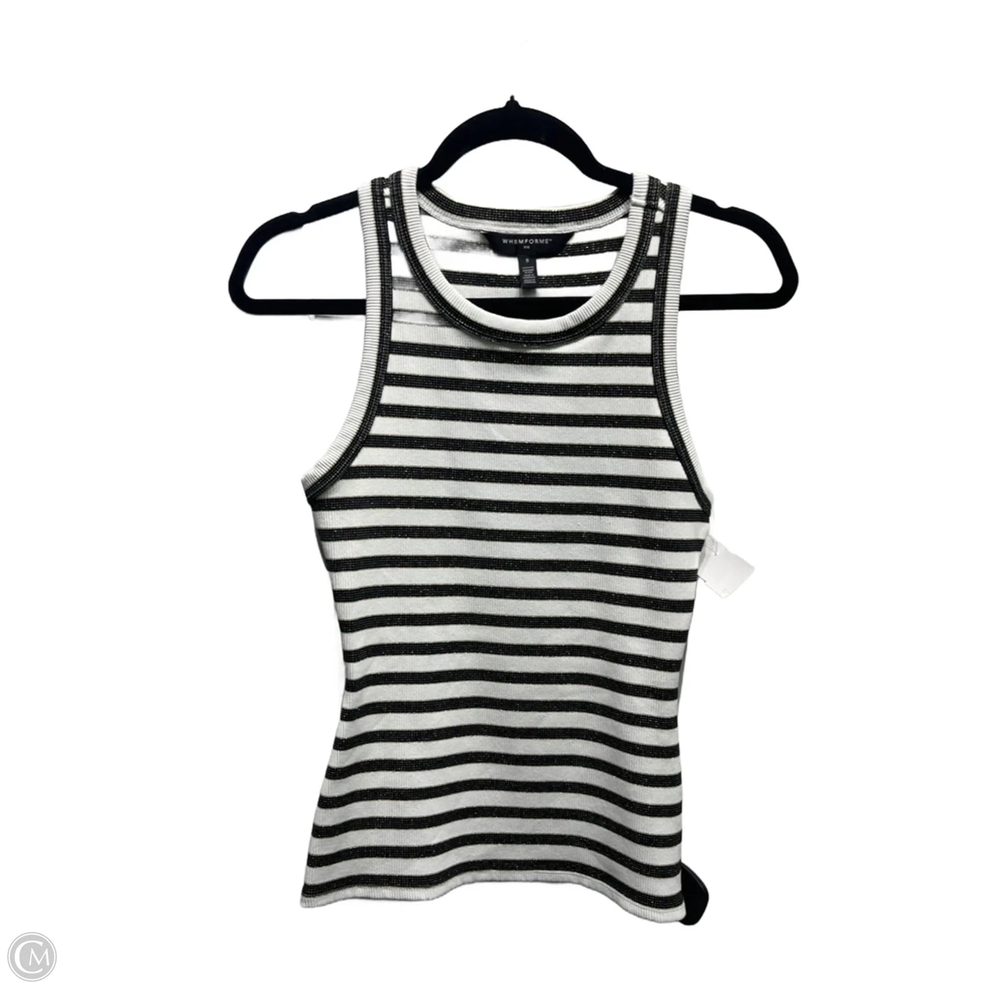 Tank Top By White House Black Market In Black & Gold, Size: S