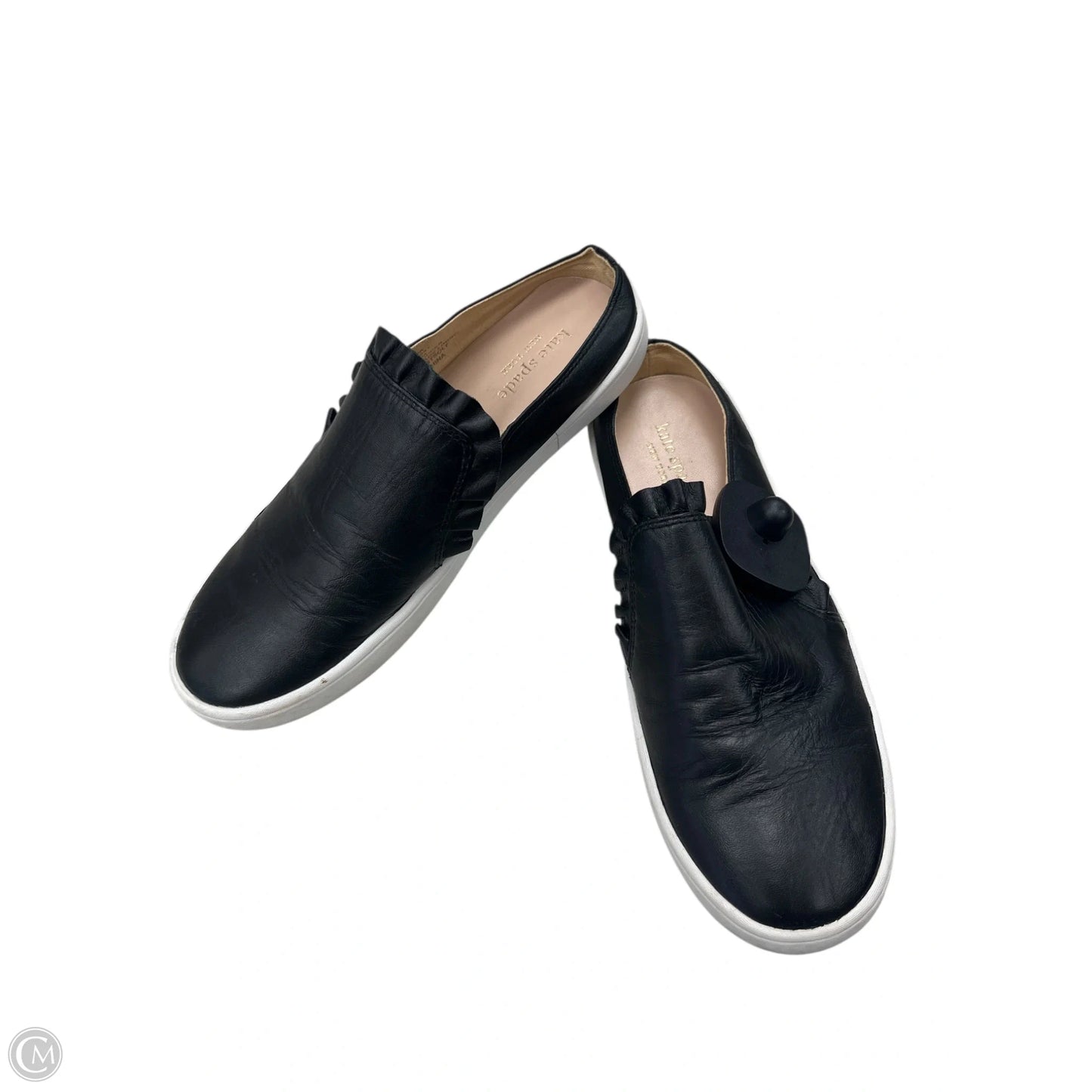 Shoes Designer By Kate Spade In Black & White, Size: 6.5