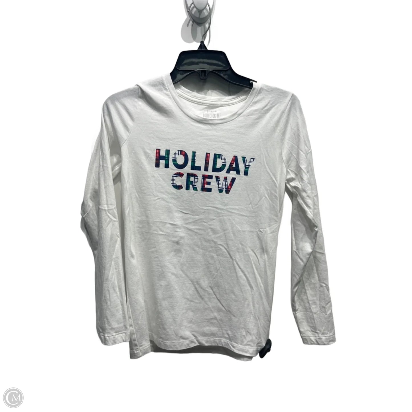 Top Long Sleeve Basic By J. Crew In Blue & Red, Size: Xs