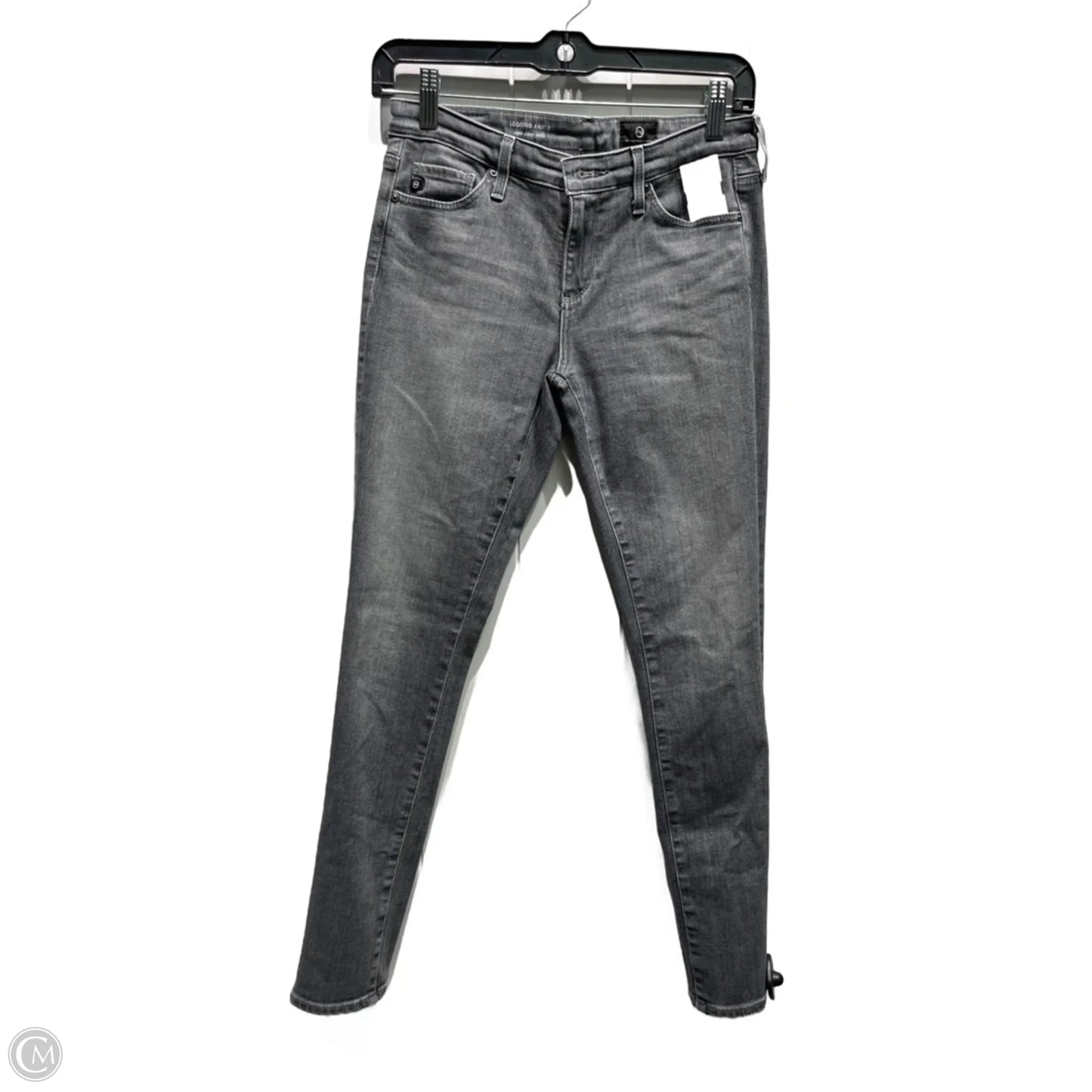 Jeans Skinny By Adriano Goldschmied In Grey Denim, Size: 2