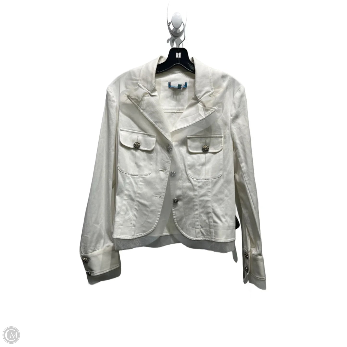 Jacket Other By Clothes Mentor In White, Size: S