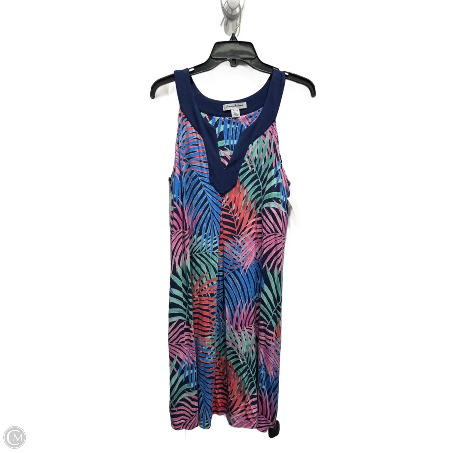 Dress Casual Short By Tommy Bahama In Blue & Pink, Size: Xl