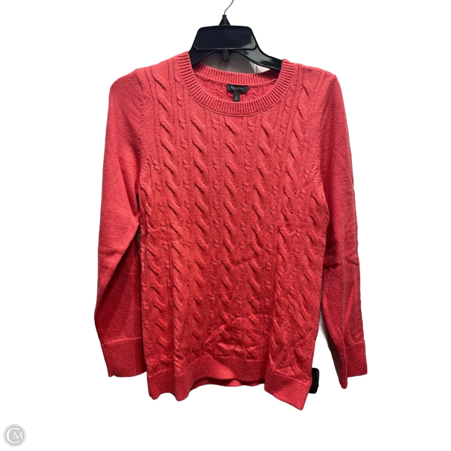 Sweater By Talbots In Coral, Size: M