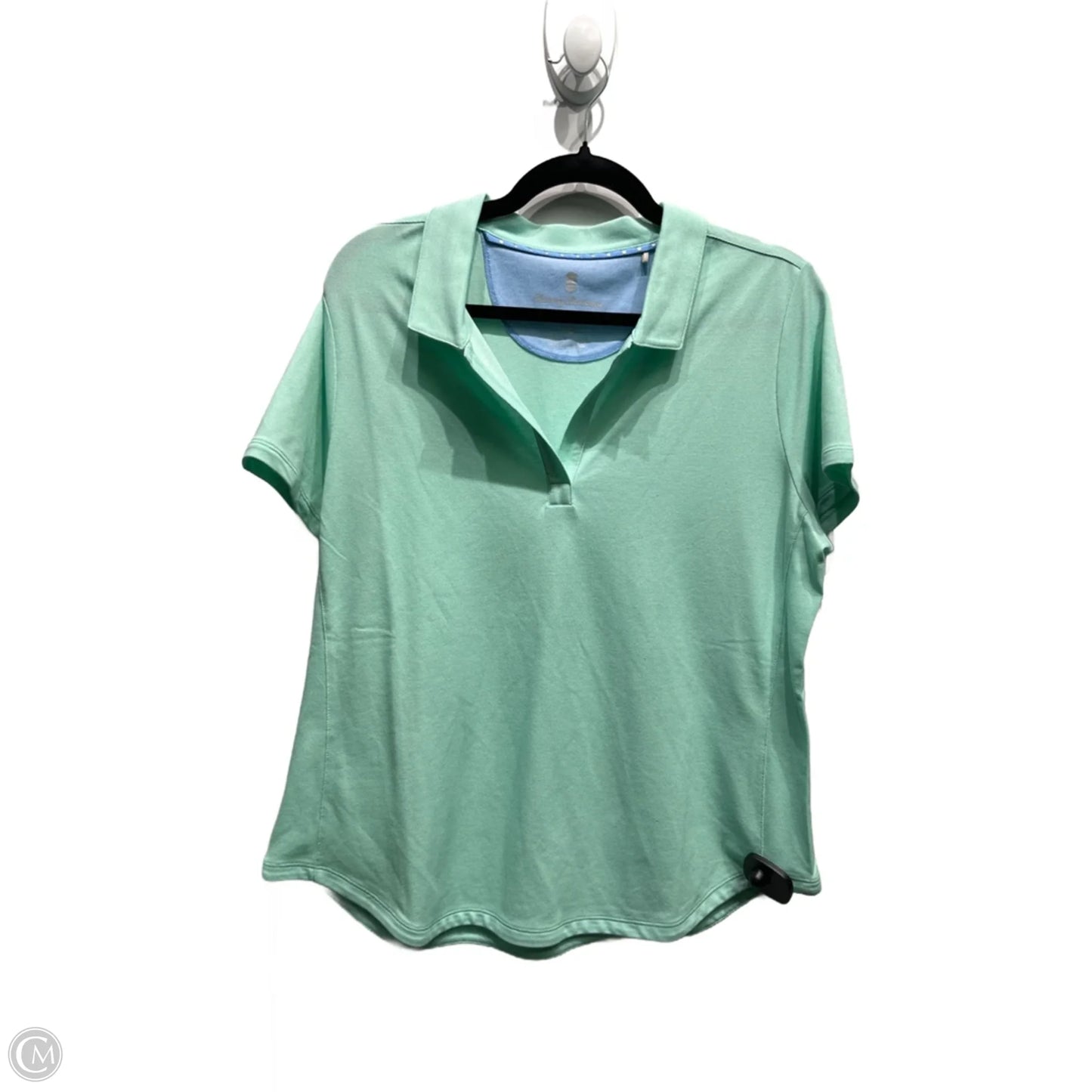 Top Short Sleeve By Tommy Bahama In Green, Size: L