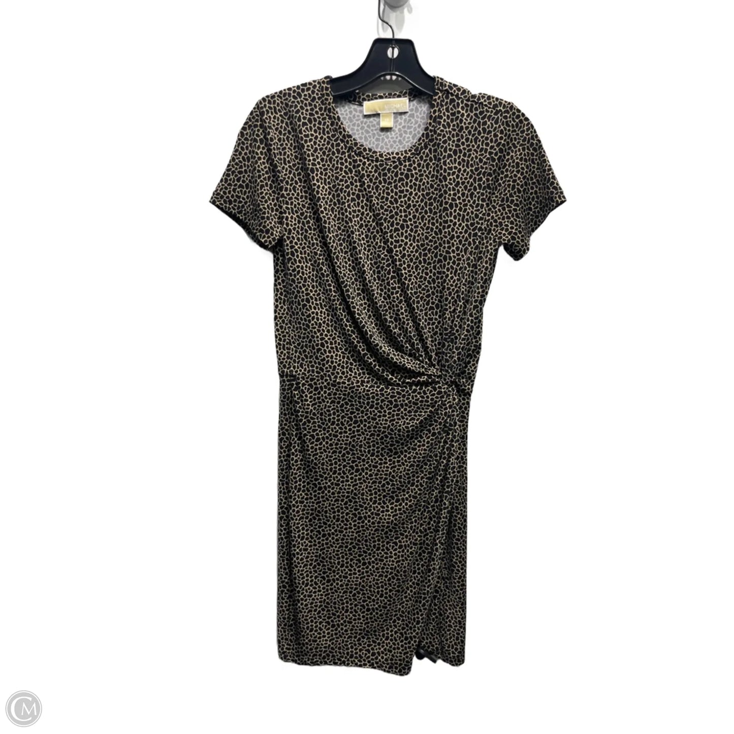 Dress Work By Michael By Michael Kors In Black & Tan, Size: Xs