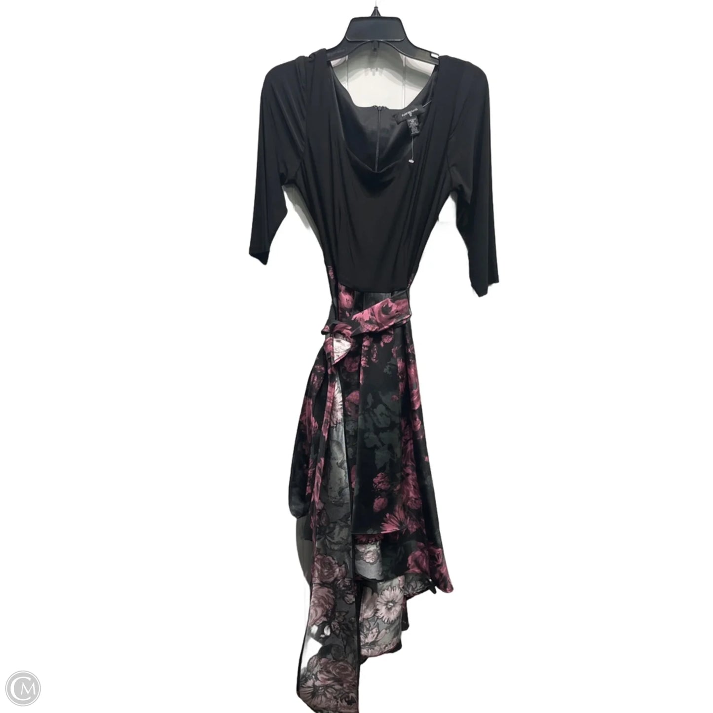 Dress Party Short By R And M Richards In Black & Pink, Size: 12