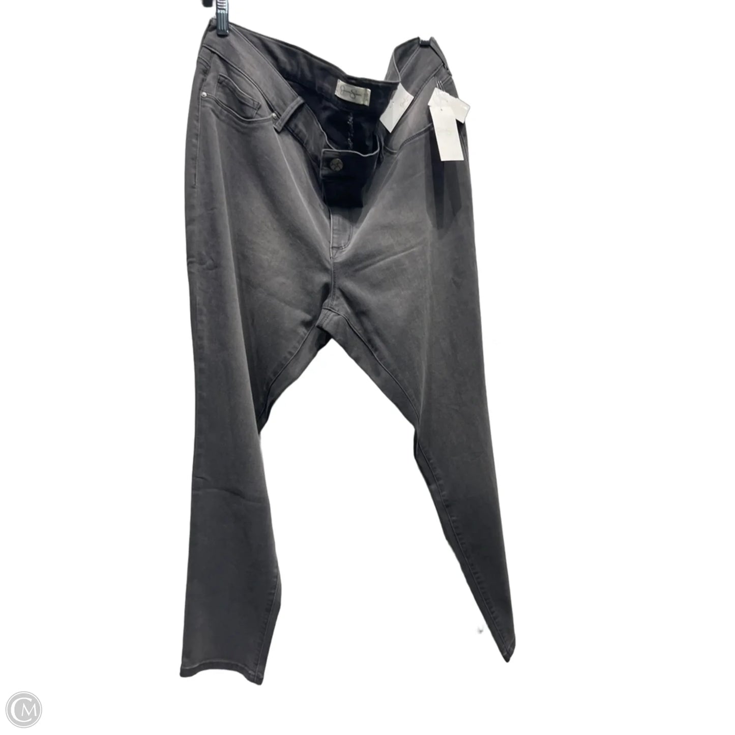 Jeans Skinny By Jessica Simpson In Grey Denim, Size: 20