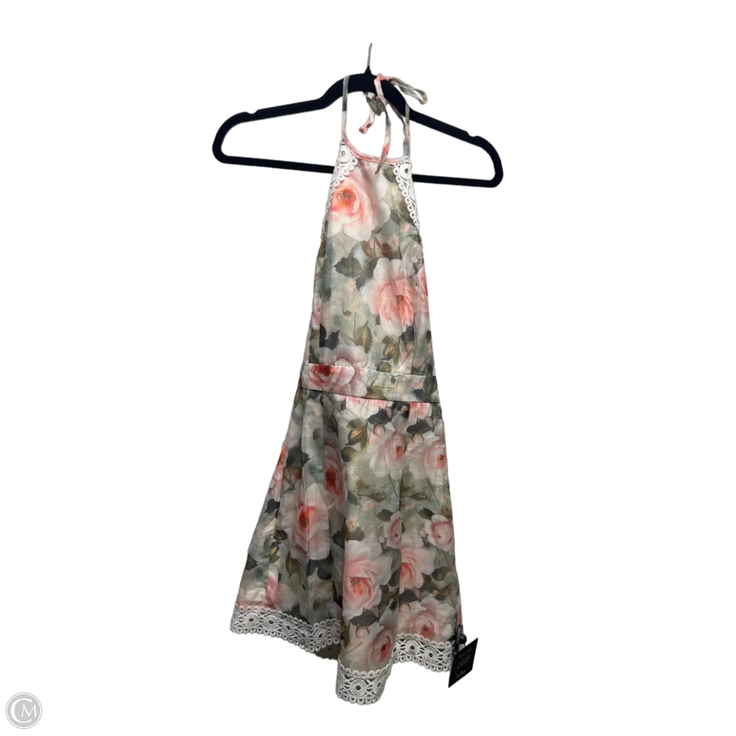 Dress Casual Short By Lulu In Green & Orange, Size: Xs