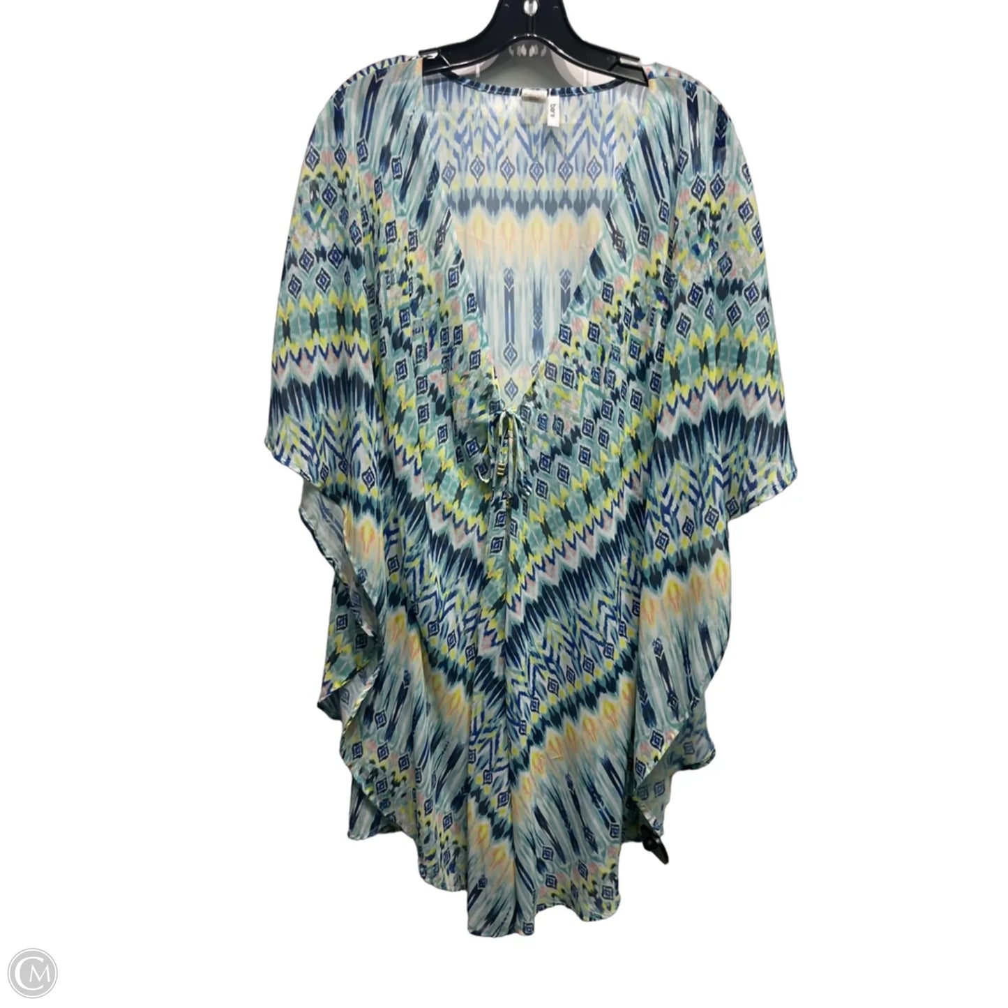 Kimono By Bar Iii In Blue & Green, Size: Xl