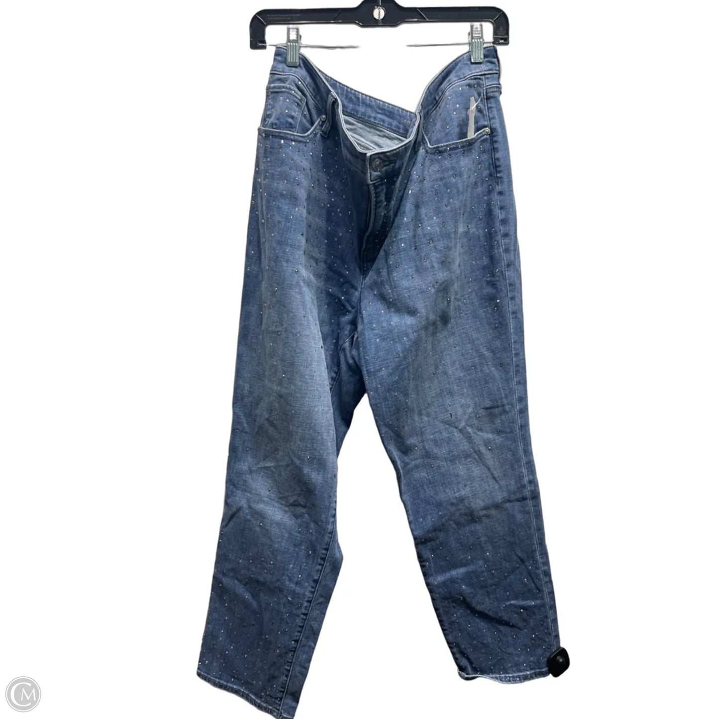 Jeans Straight By Chicos In Blue Denim, Size: 18