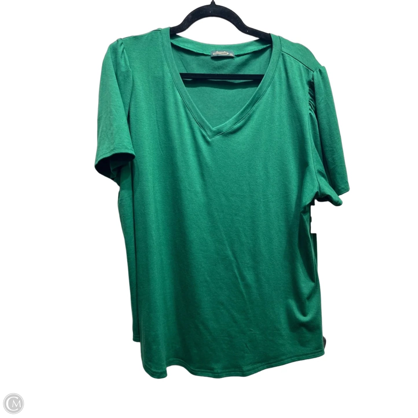 Top Short Sleeve By ofeefan In Green, Size: Xxl
