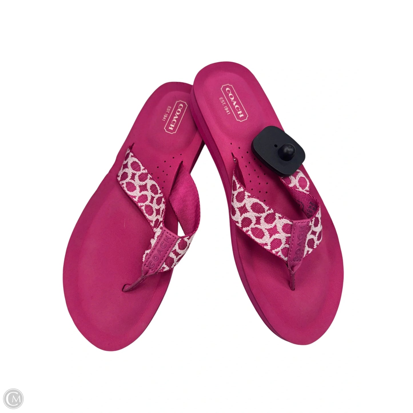 Sandals Designer By Coach In Pink, Size: 8.5