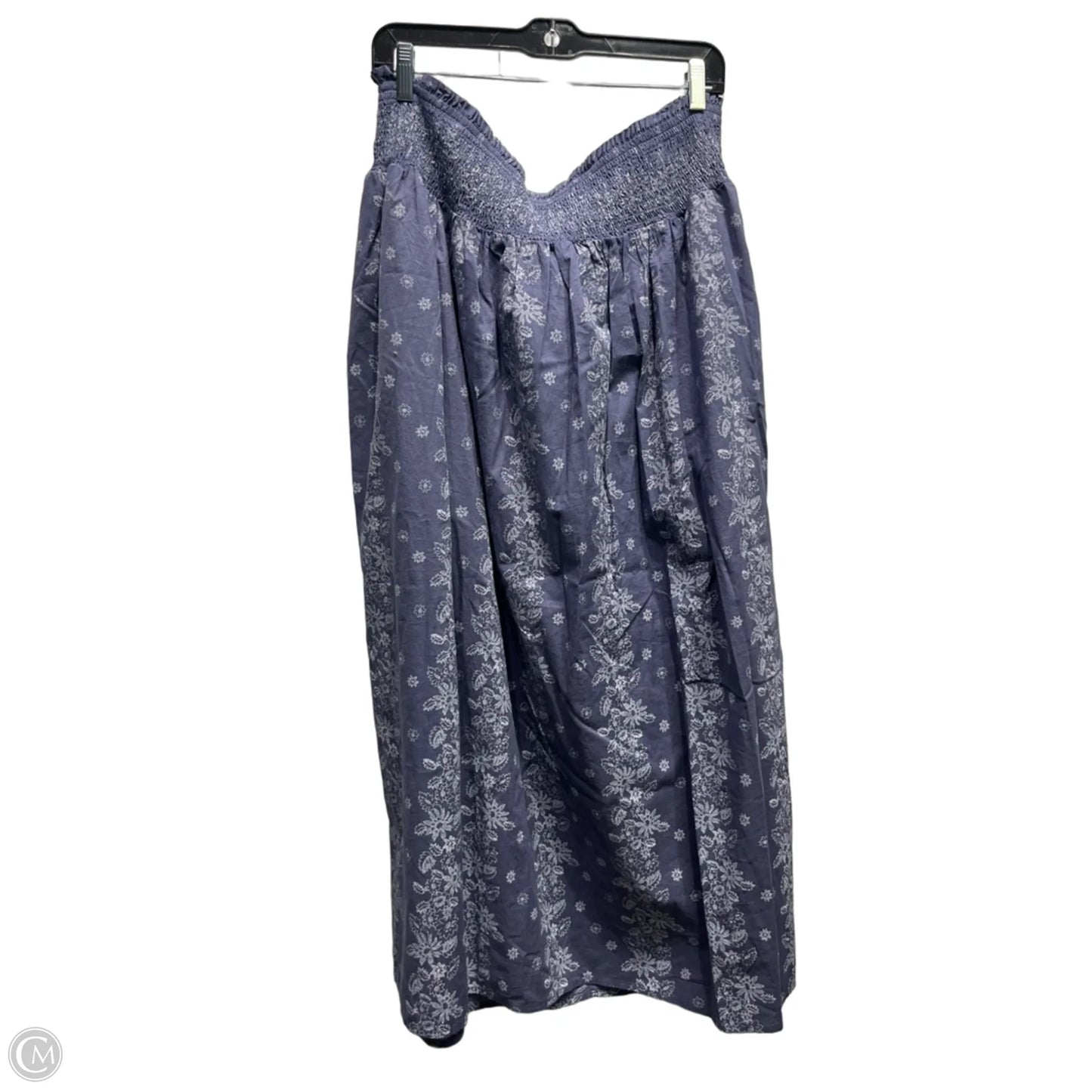 Skirt Maxi By Universal Thread In Blue, Size: Xl
