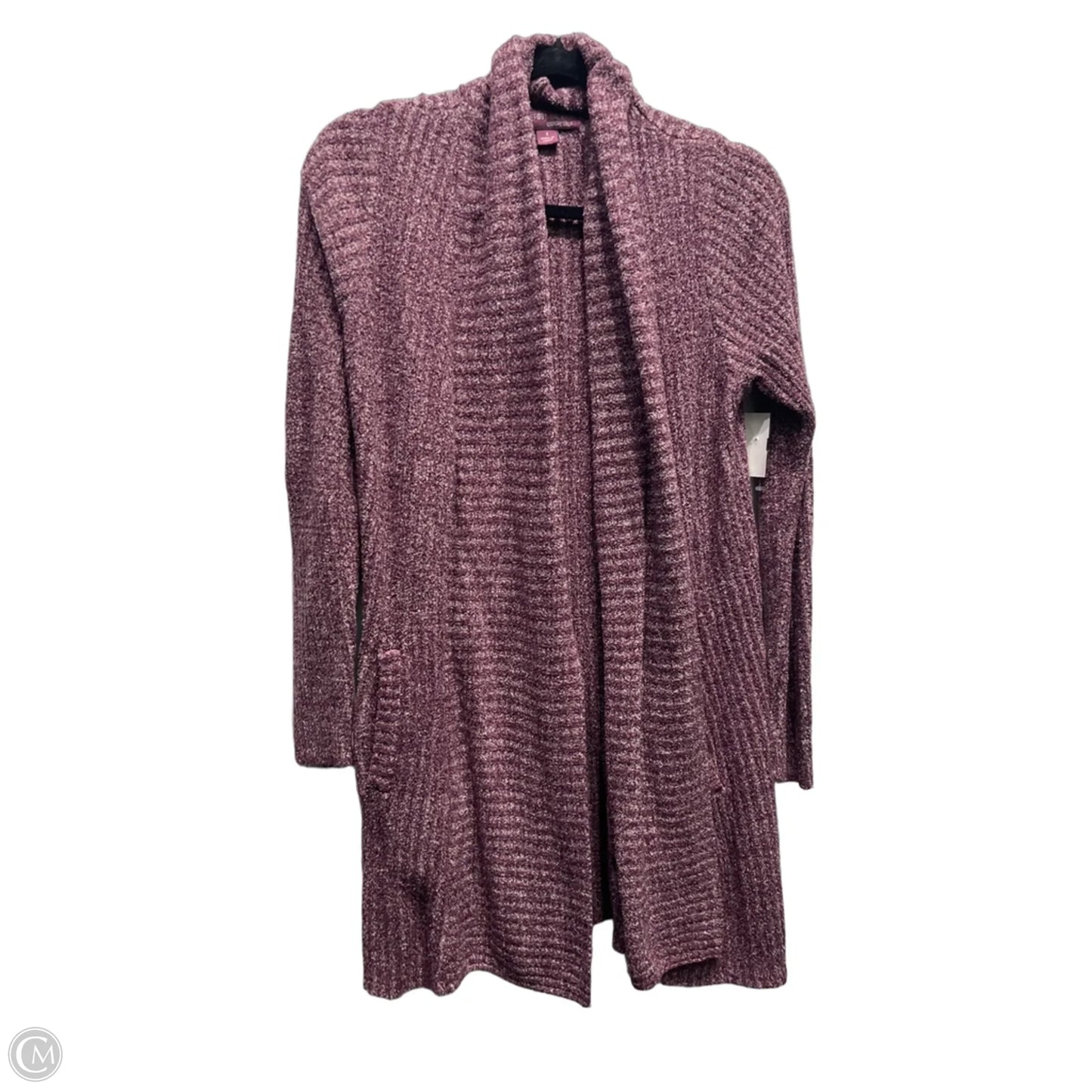Sweater Cardigan By Barefoot Dreams In Purple, Size: S