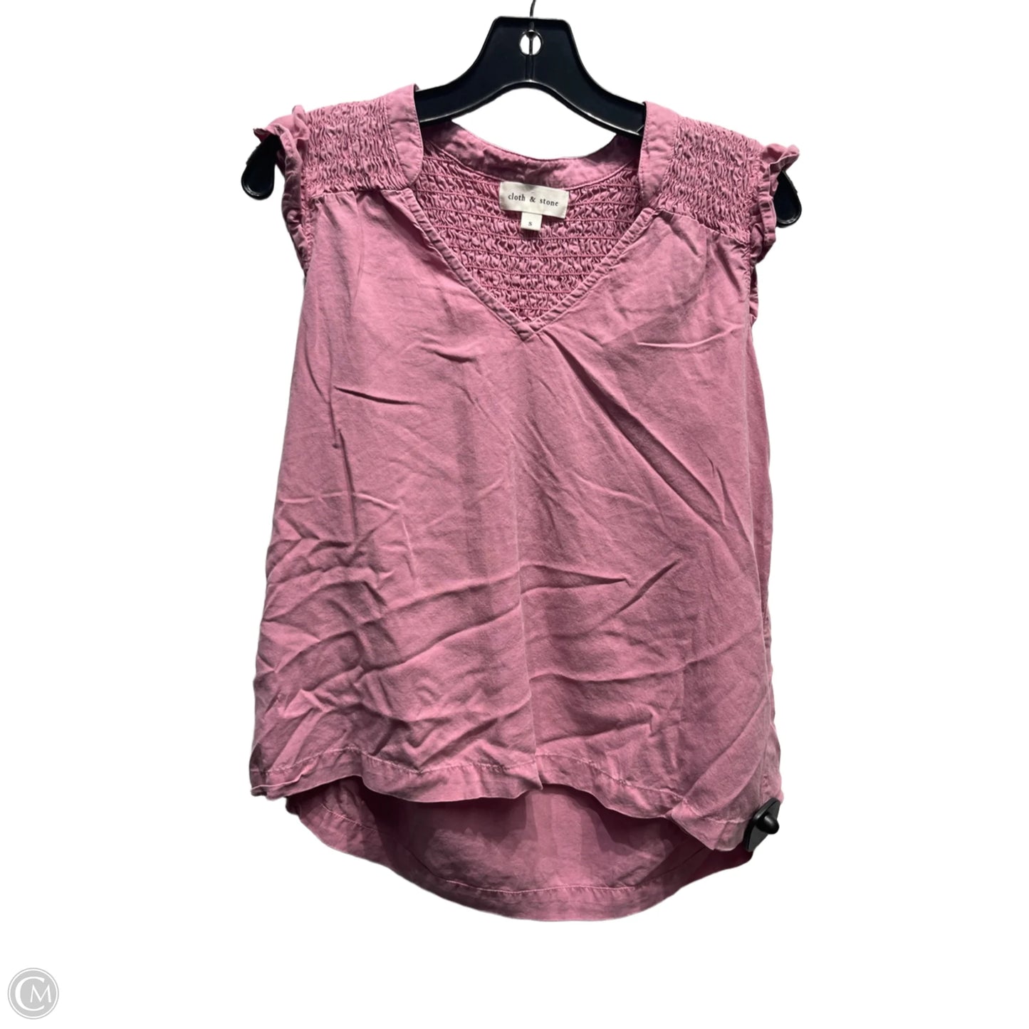 Top Short Sleeve By Cloth & Stone In Pink, Size: S