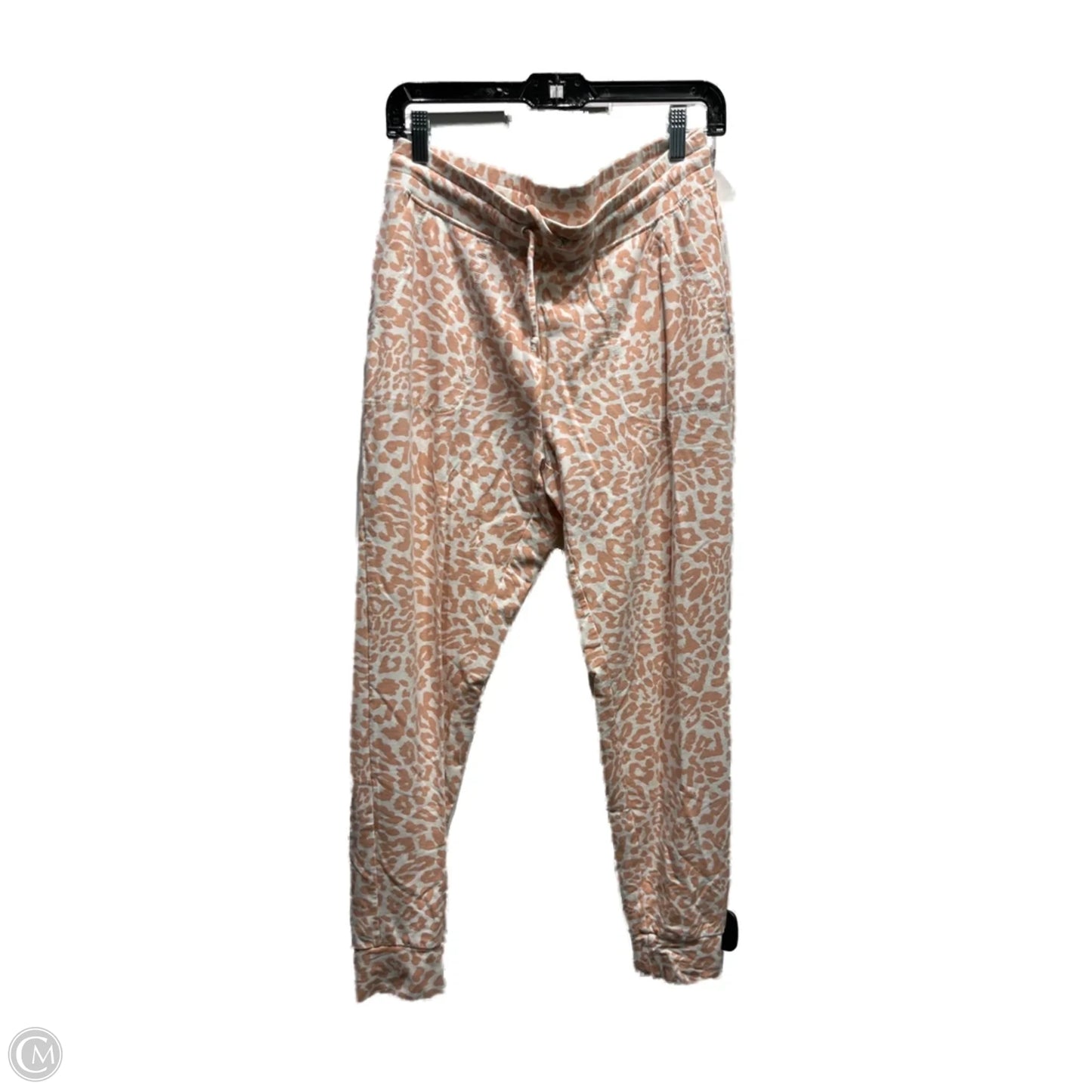 Pants Lounge By Chicos In Orange & White, Size: M