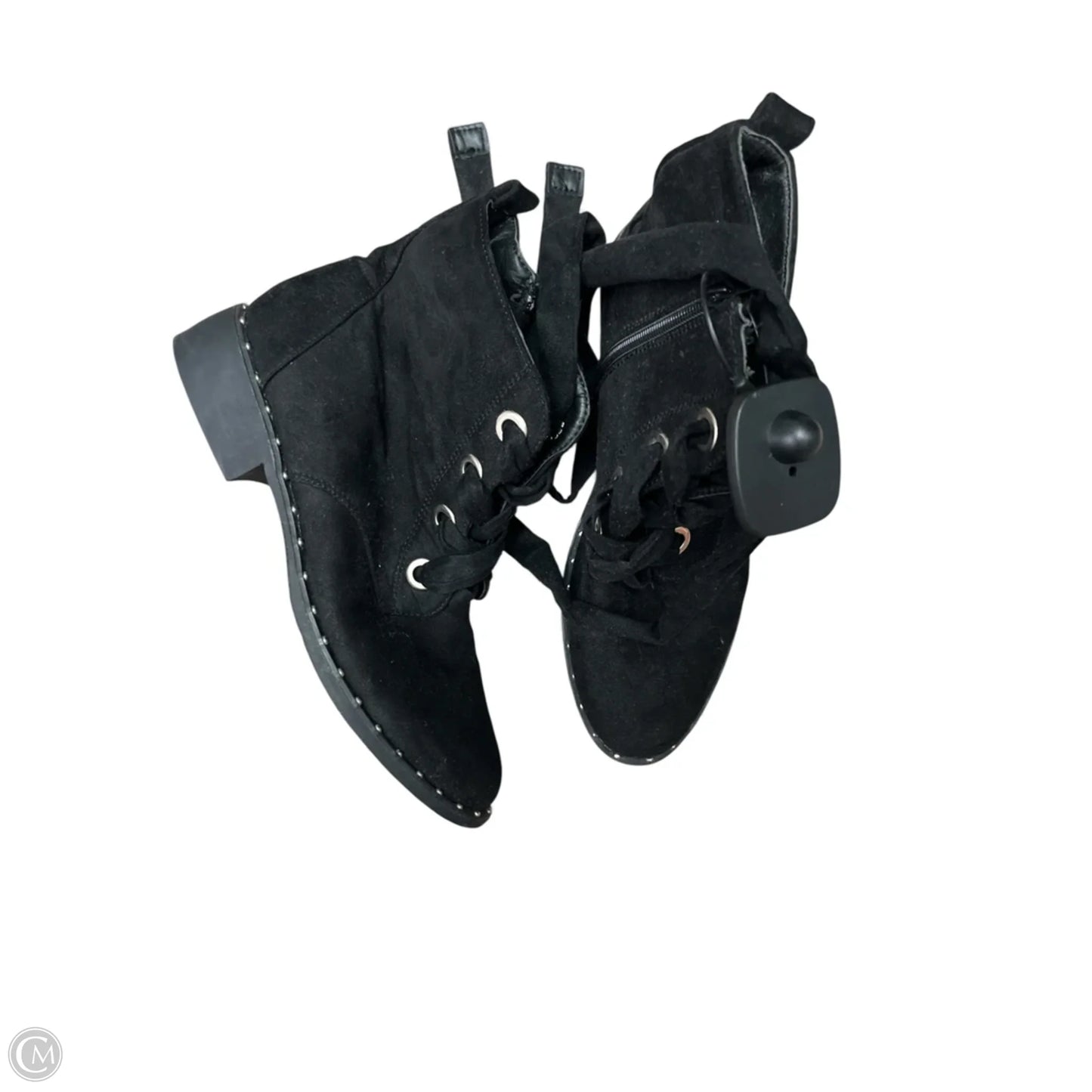 Boots Ankle Flats By blue suede shoes In Black, Size: 9