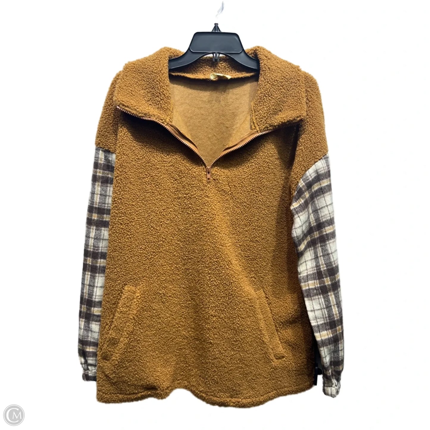 Sweater By Kori America In Brown, Size: L